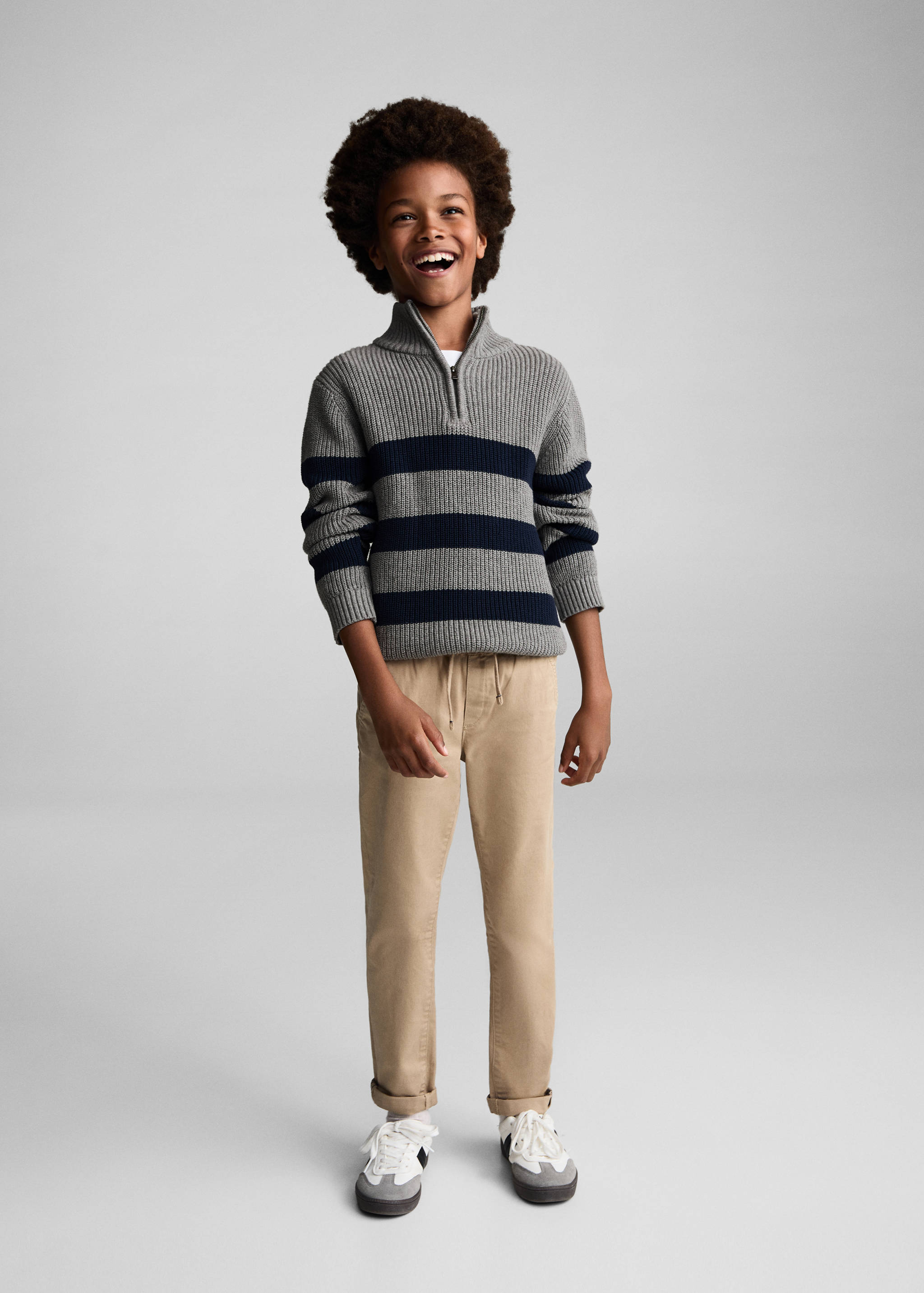 Jersey cuello cremallera - Plano general