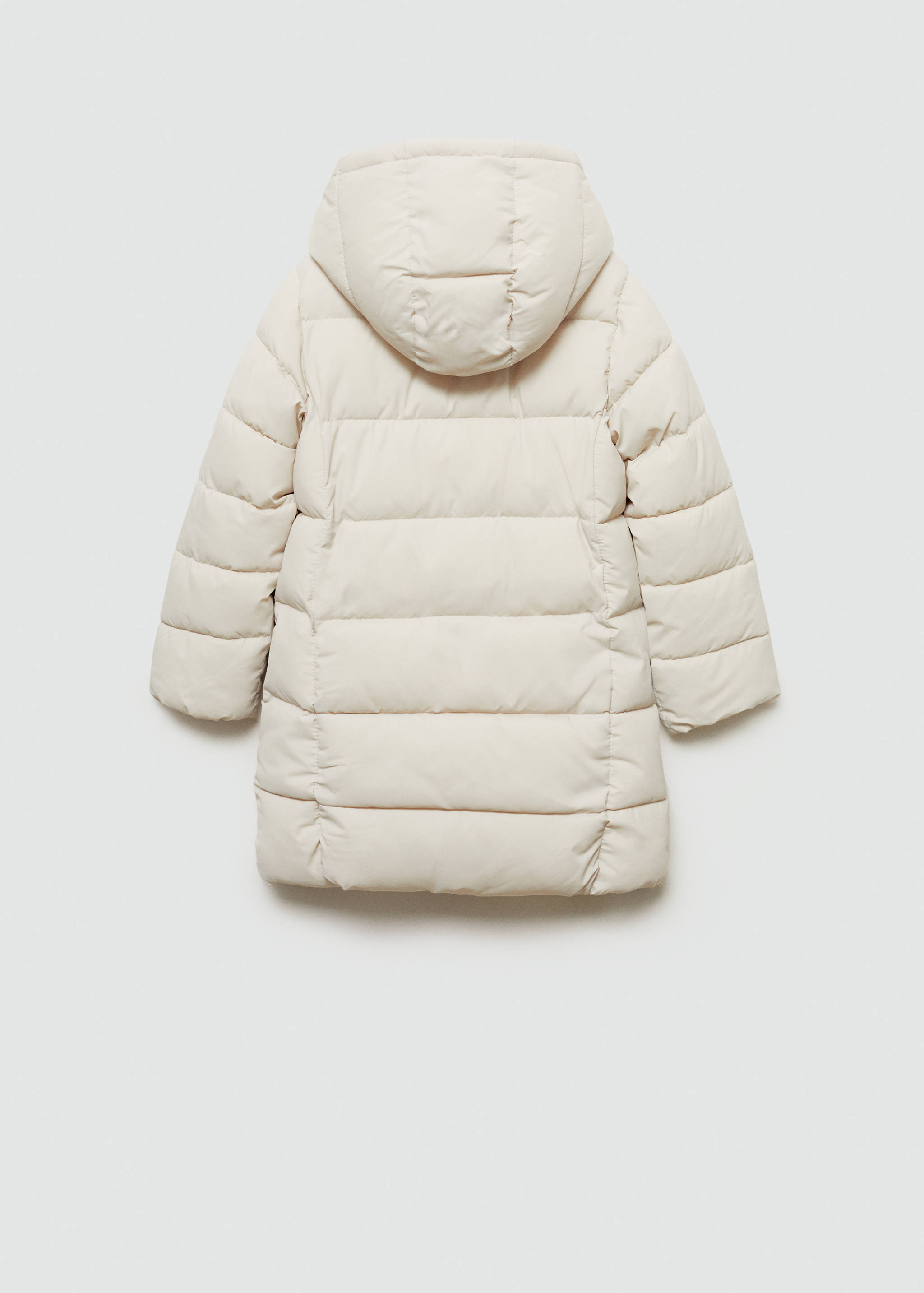 Hood puffer coat - Reverse of the article