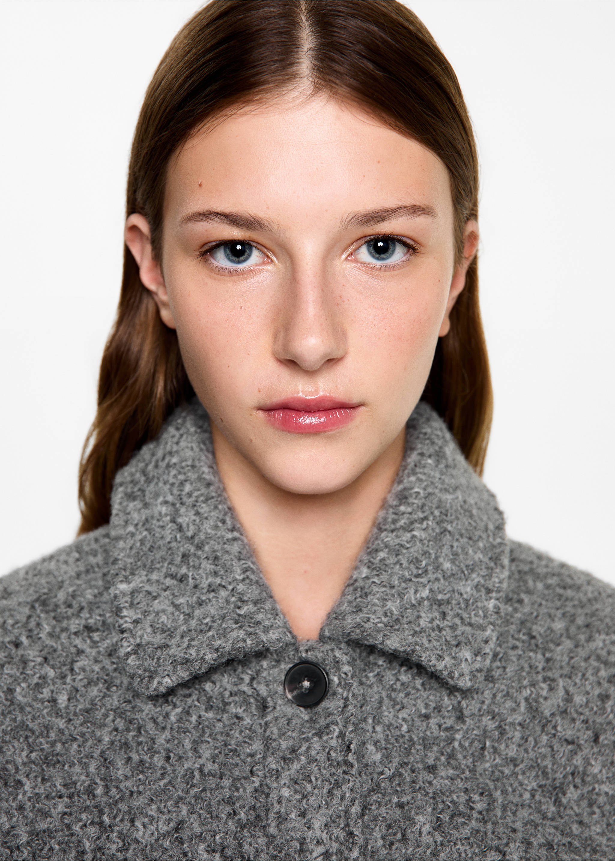 Bomber jacket - Details of the article 1, Grey. Ref: 77015635-00.