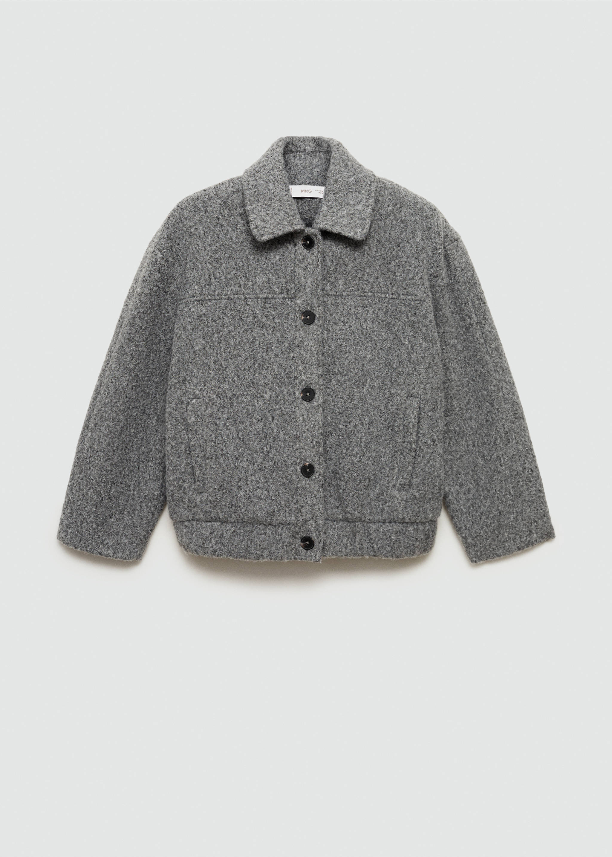 Bomber jacket - Article without model, Grey. Ref: 77015635-00.