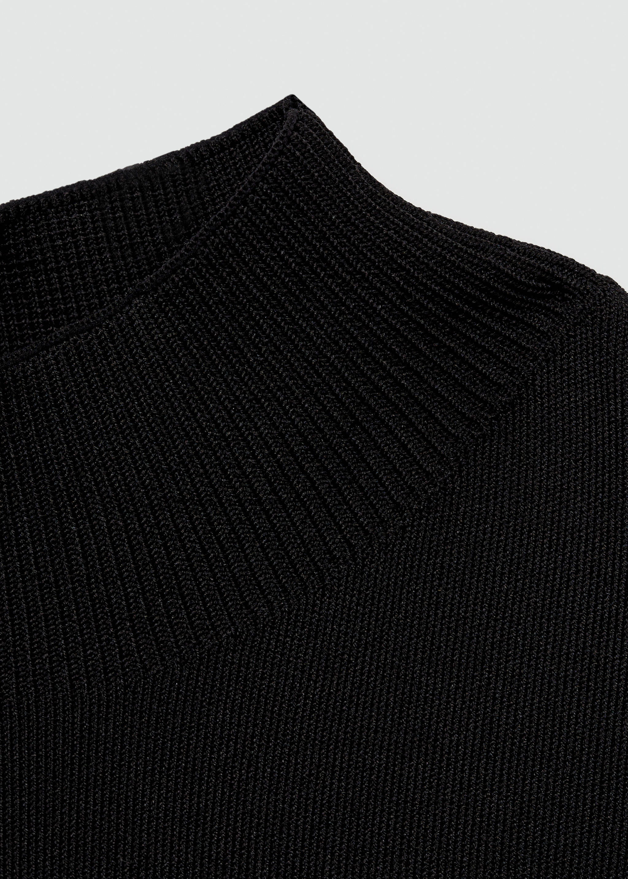 Perkins-neck short-sleeved sweater - Details of the article 8