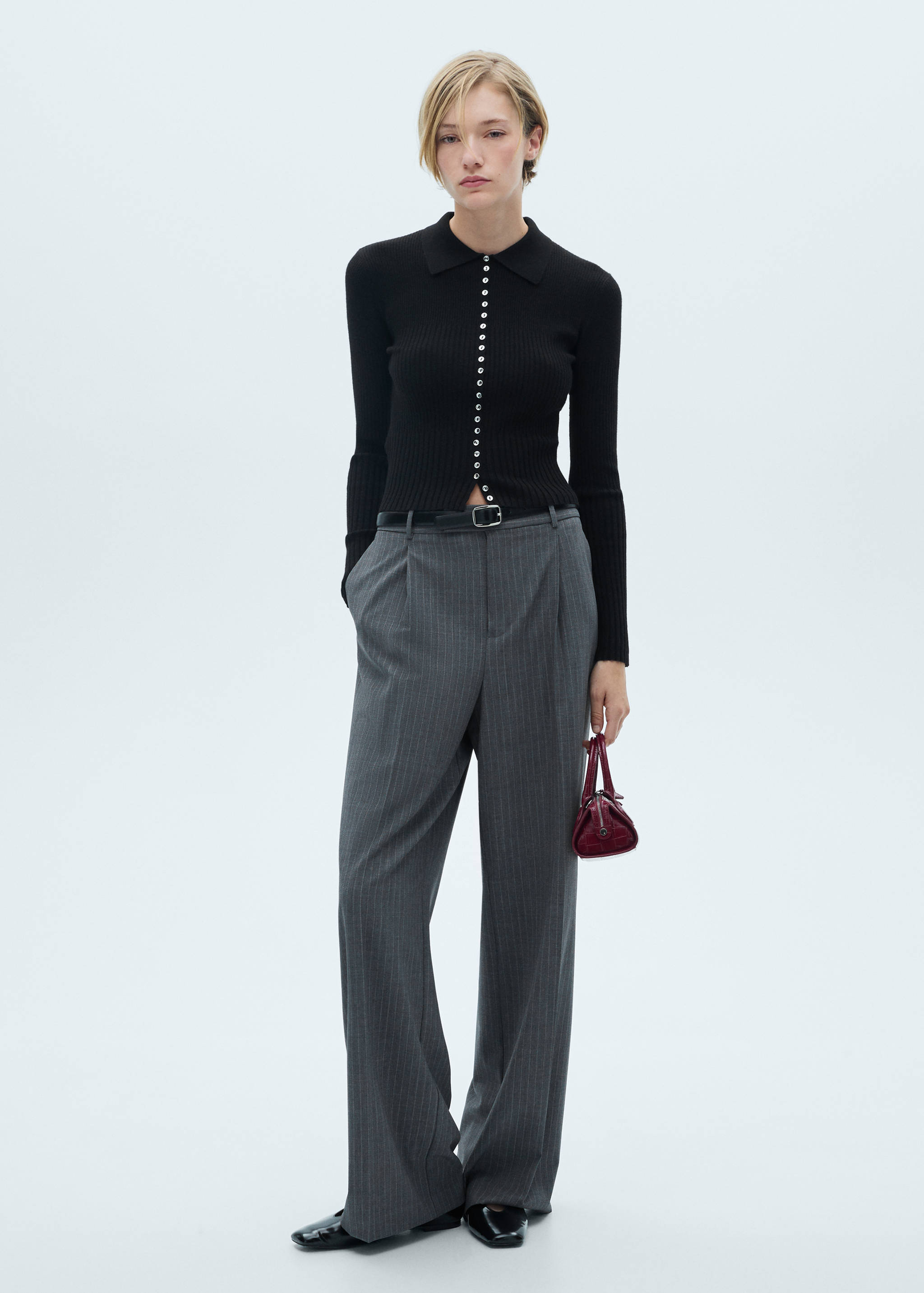 Dekorativa knappar tröja - Allmän bild