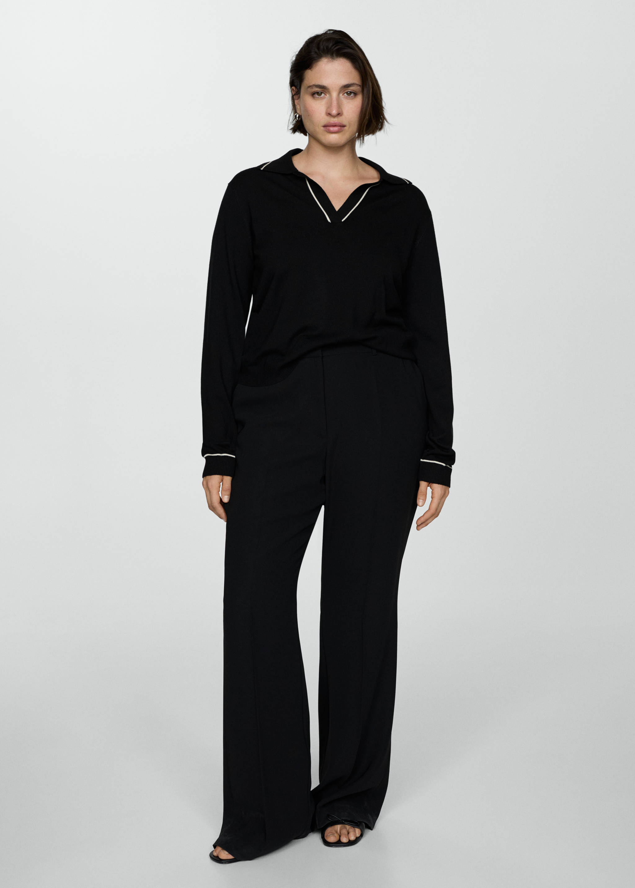 Stickad tröja polokrage - Detaljer om artikeln 3