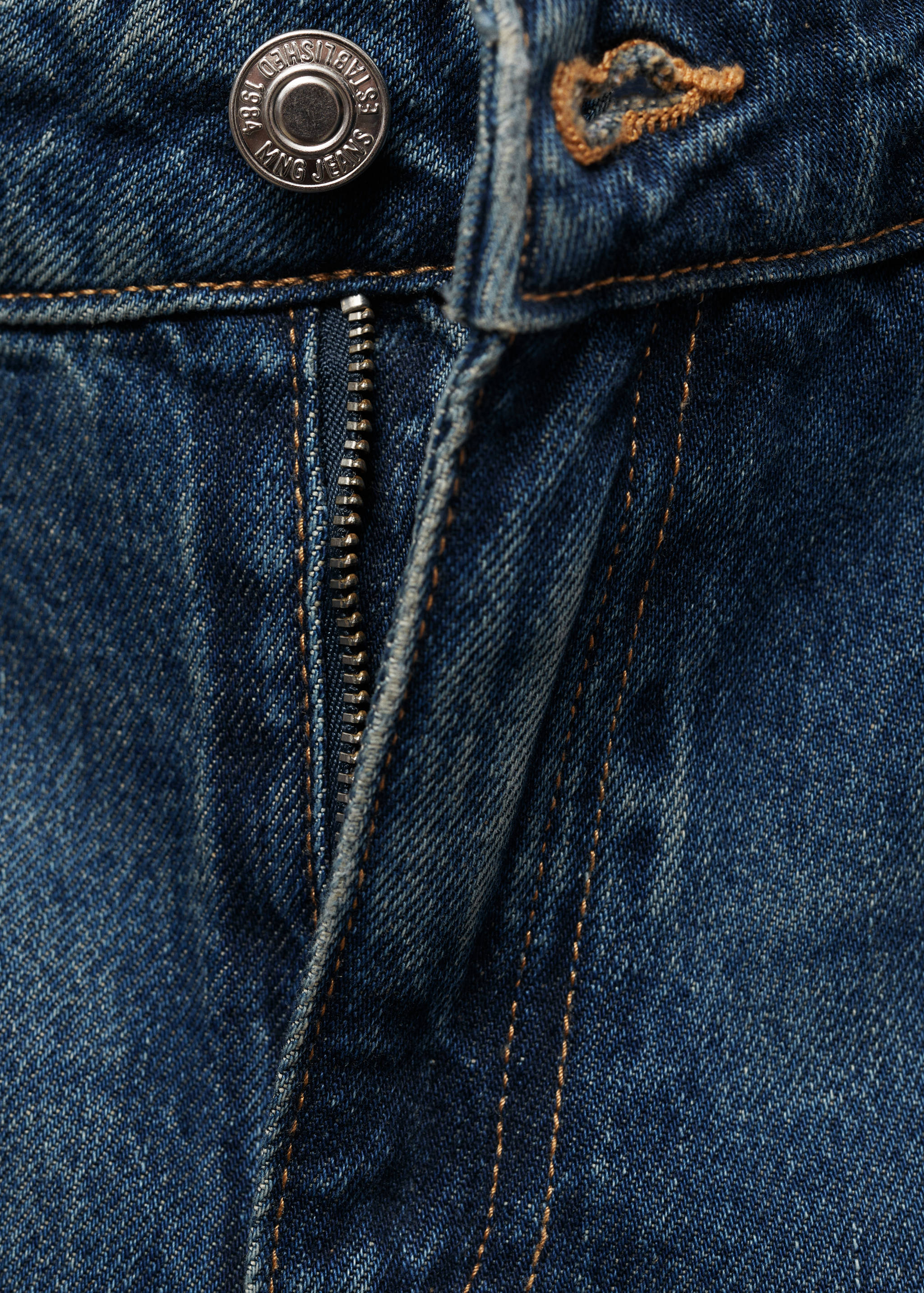 High-waist straight-fit jeans - Detail van het artikel 8