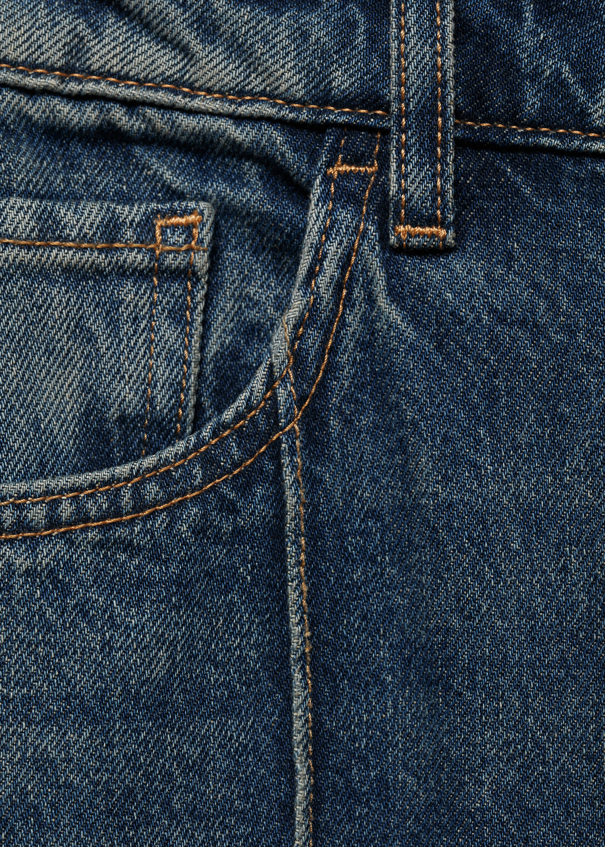 High-waist straight-fit jeans - Detail van het artikel 0