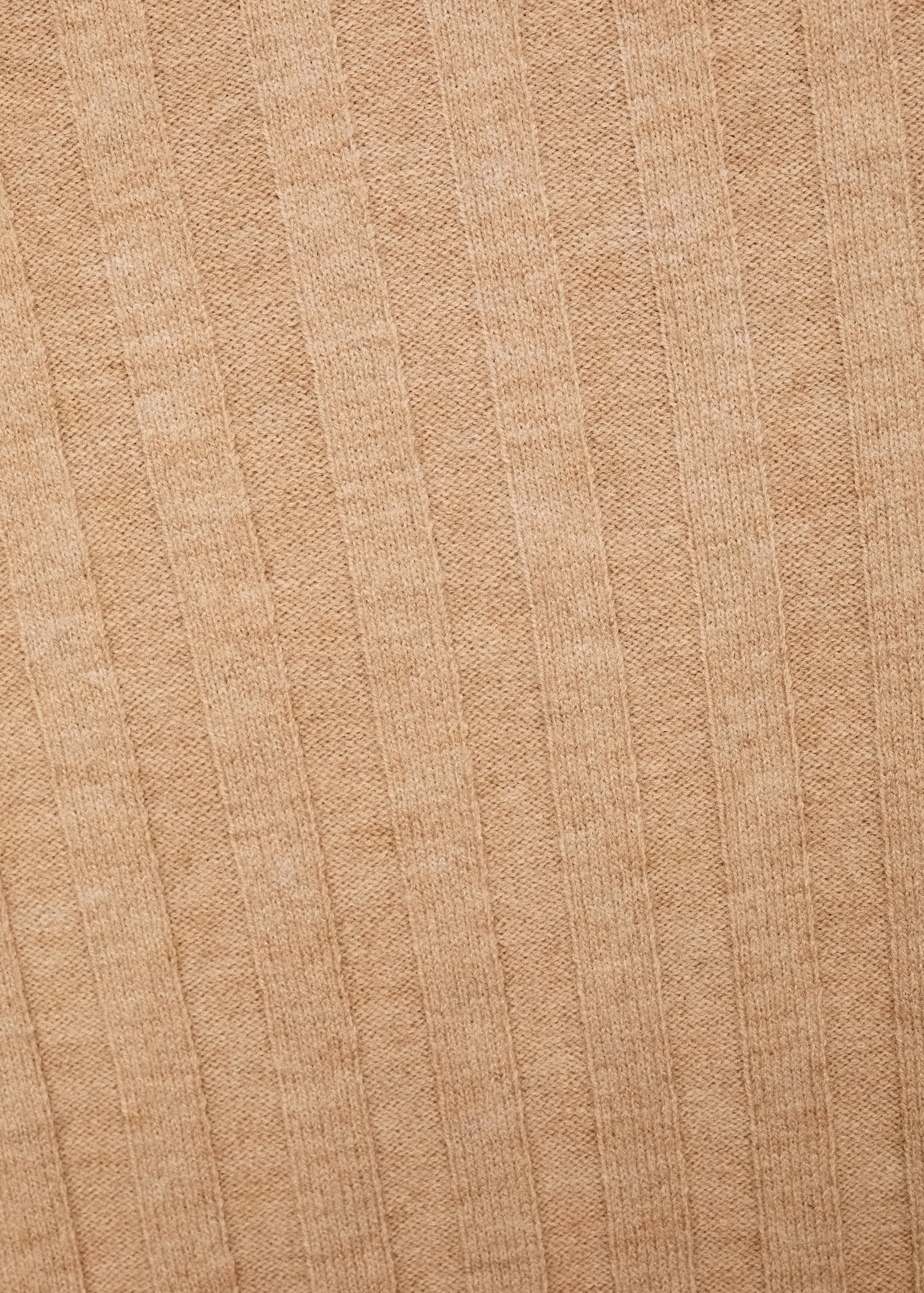 Ribbed sweater with perkins neck - Details of the article 0