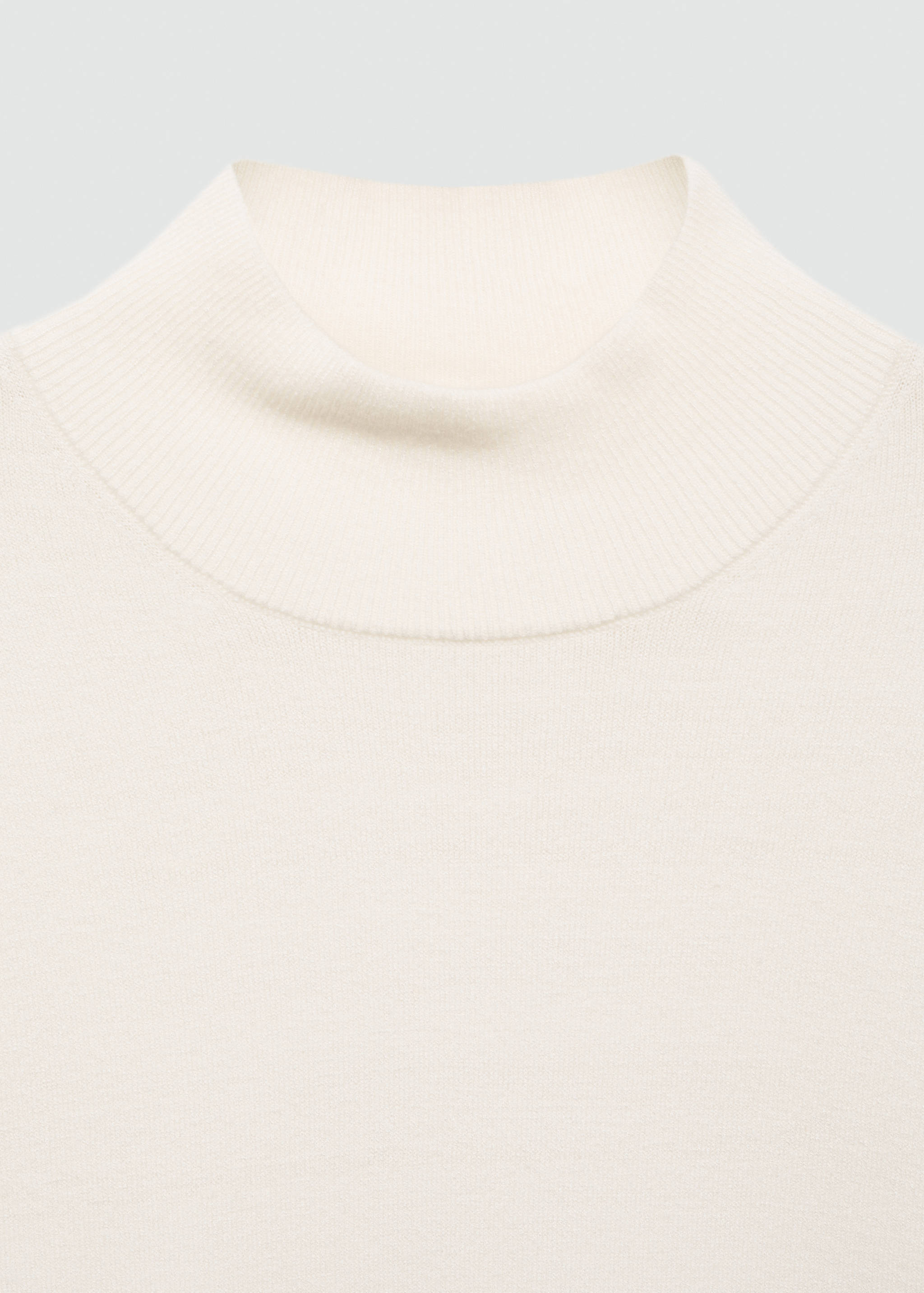 Knitted sweater with perkins neck - Details of the article 8