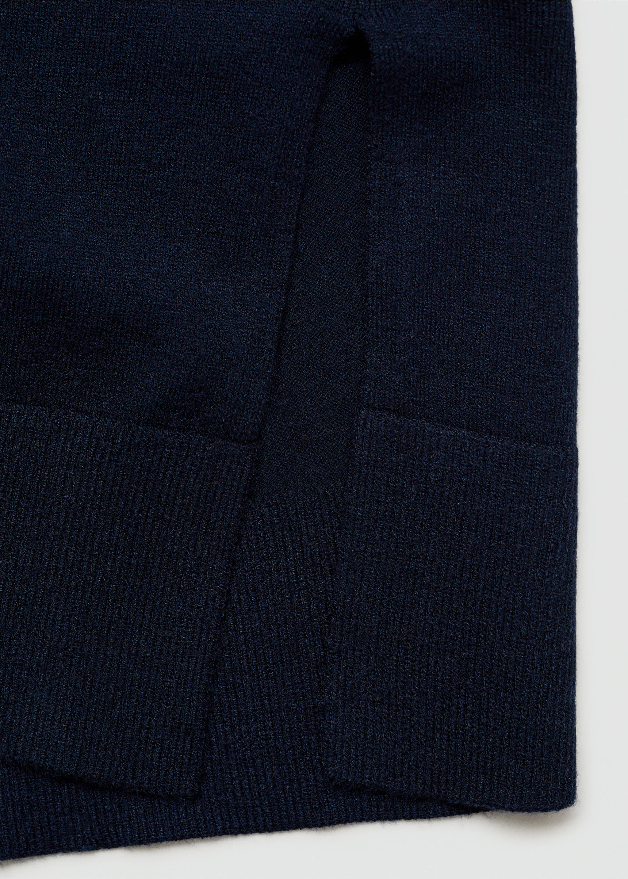 Pull-over maille col montant - Détail de l'article 0, Bleu marine foncé. Ref: 77015653-00.
