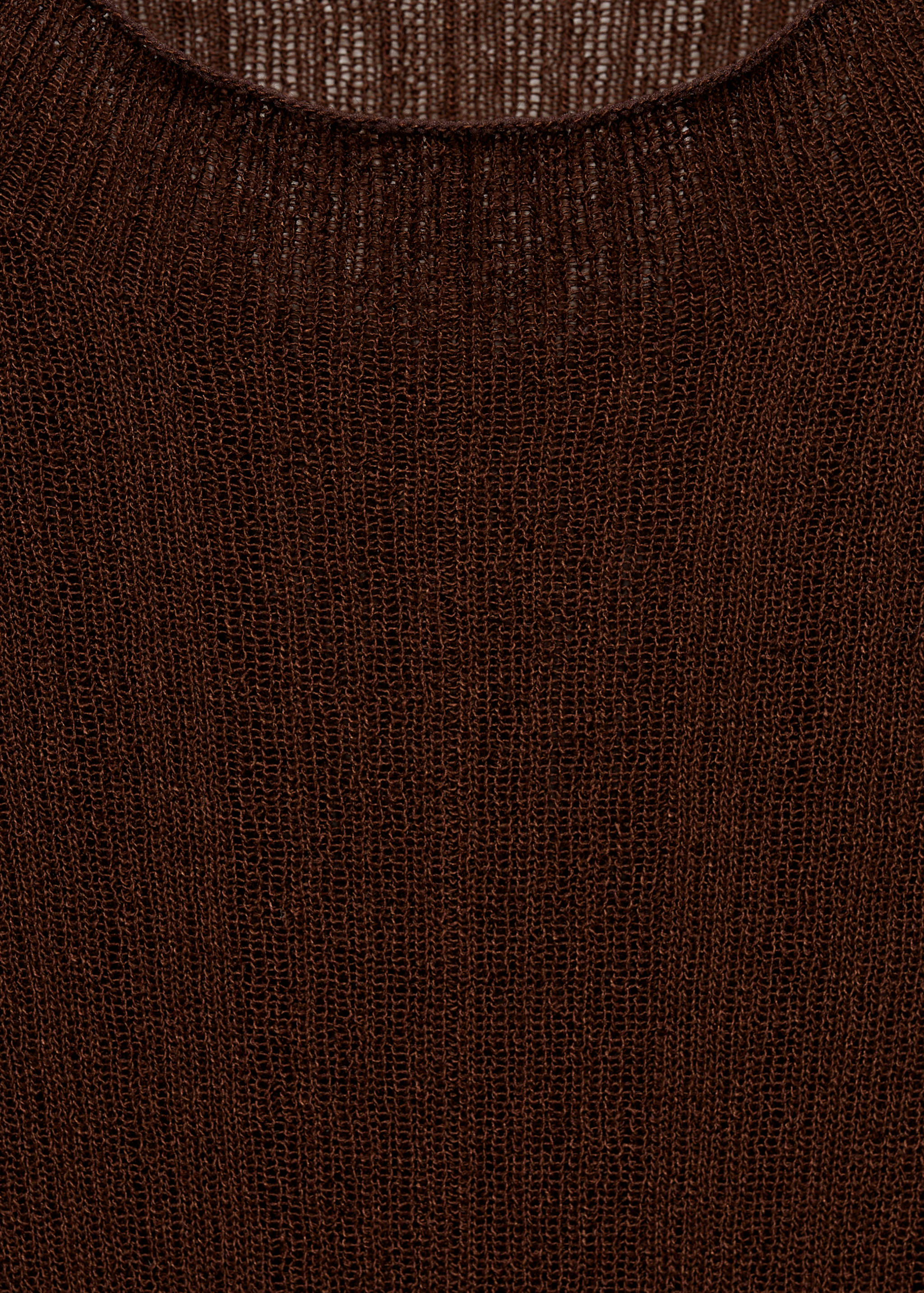 Halbdurchsichtiges T-Shirt mit Knopfdetails - Detail des Artikels 0