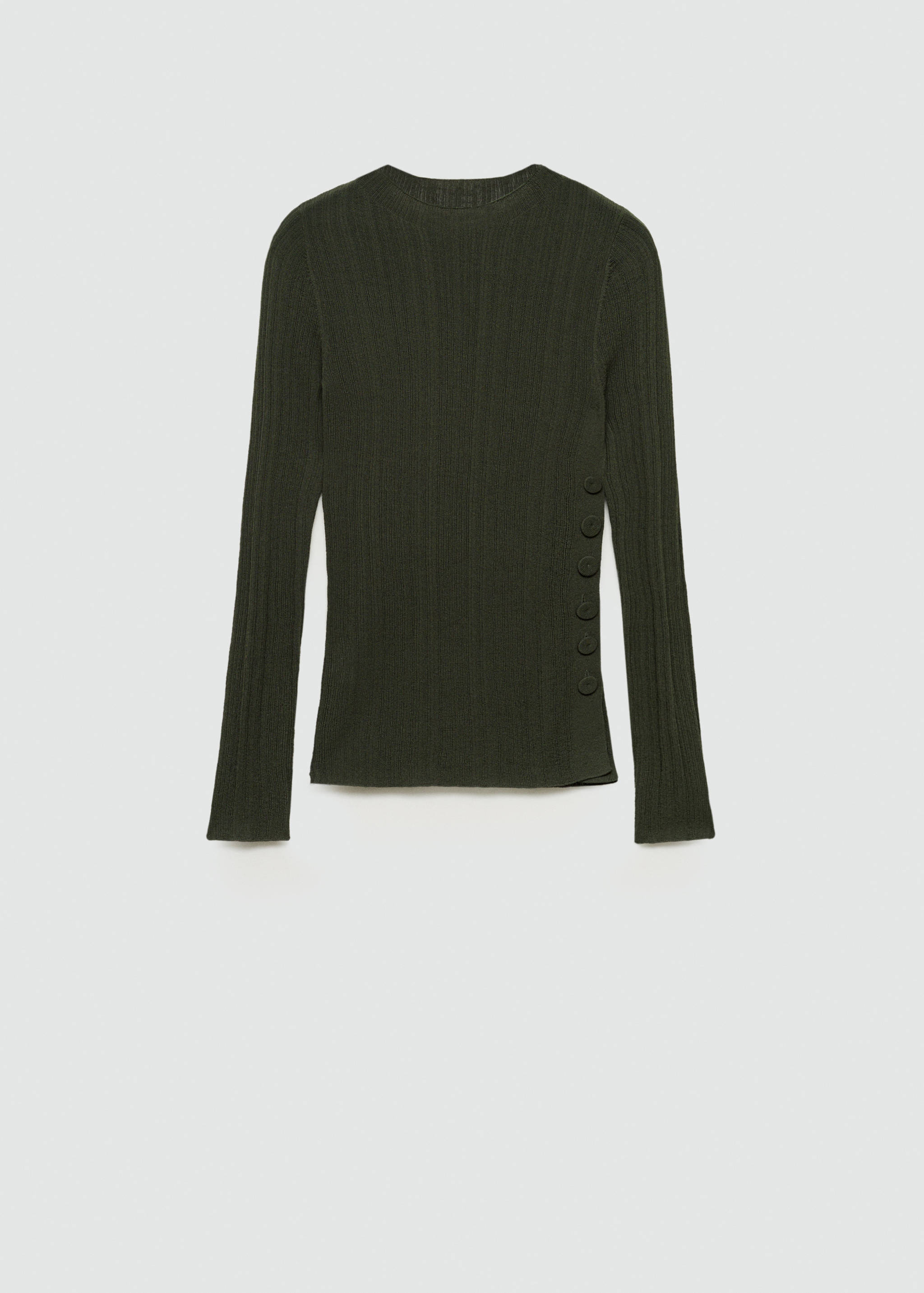 Camiseta semitransparente detalle botones - Artículo sin modelo