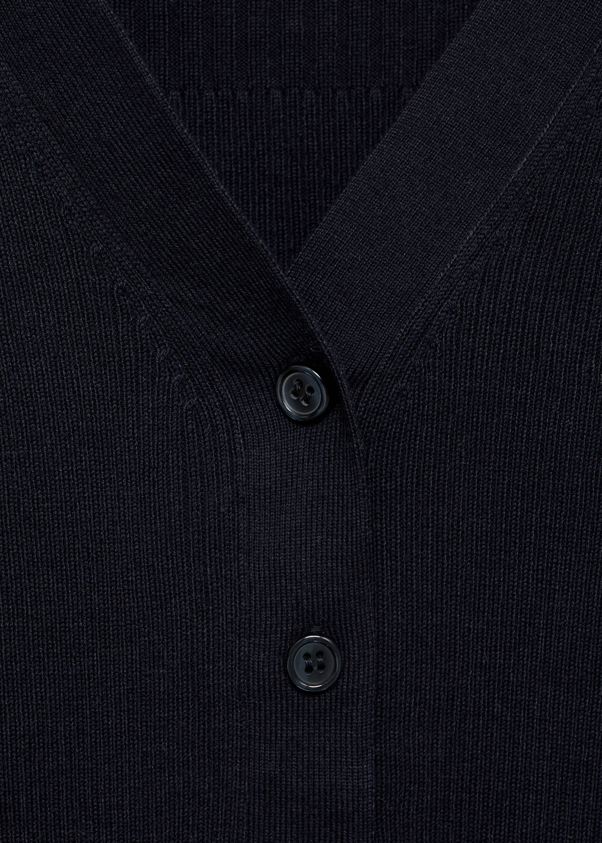 Pull-over maille côtelée boutons - Détail de l'article 8