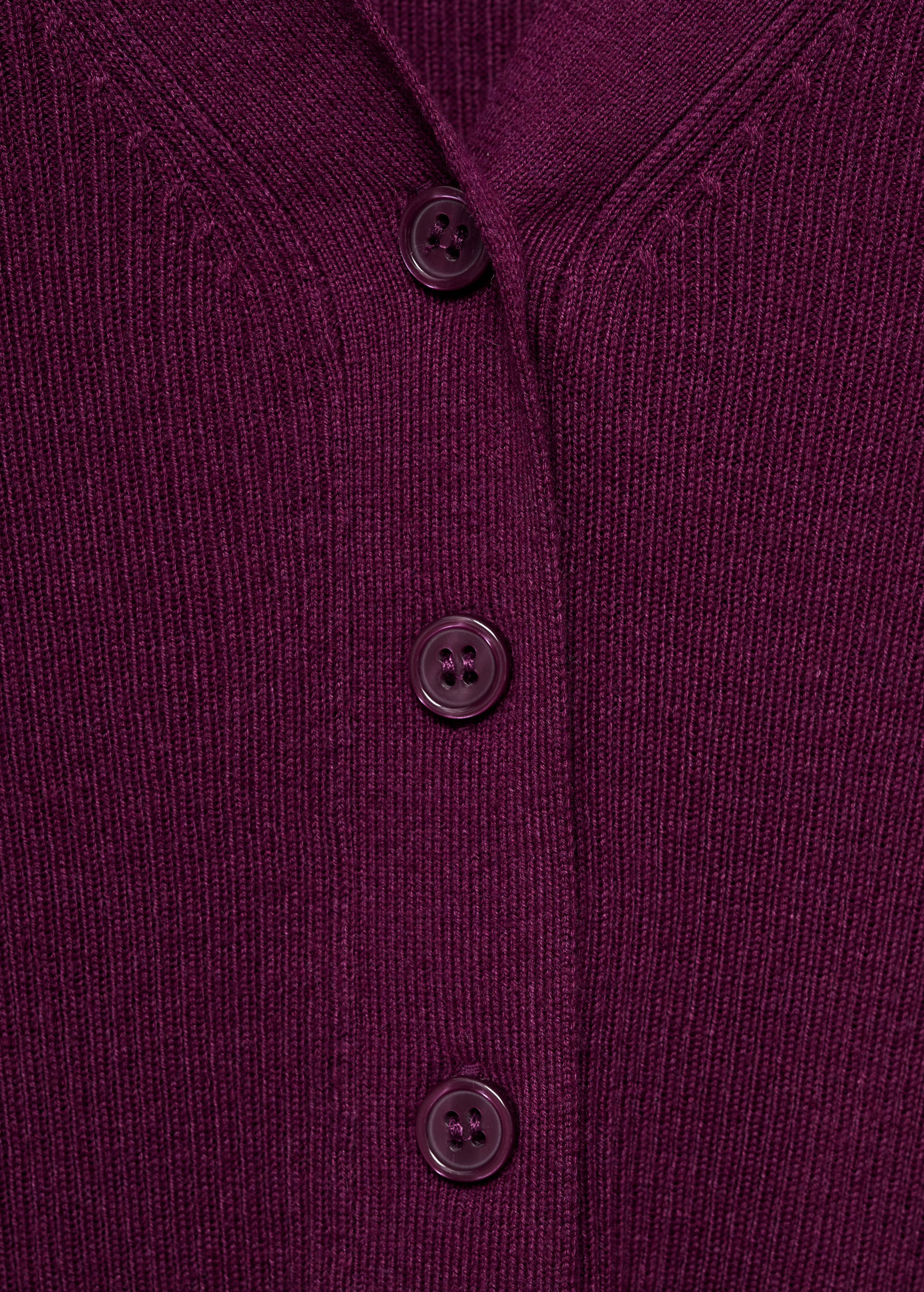 Pull-over maille côtelée boutons - Détail de l'article 8
