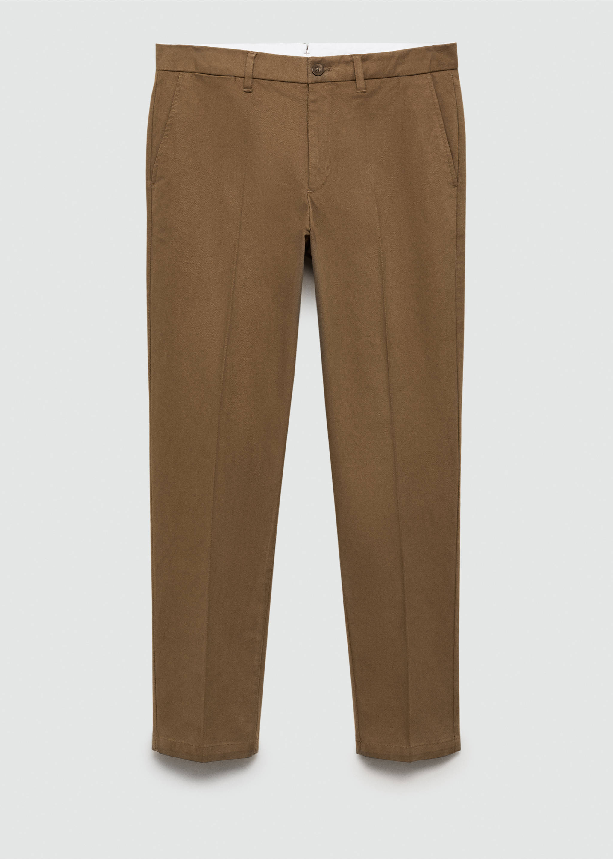 Pantalon regular-fit coton - Article sans modèle, Kaki. Ref: 77015966-00.