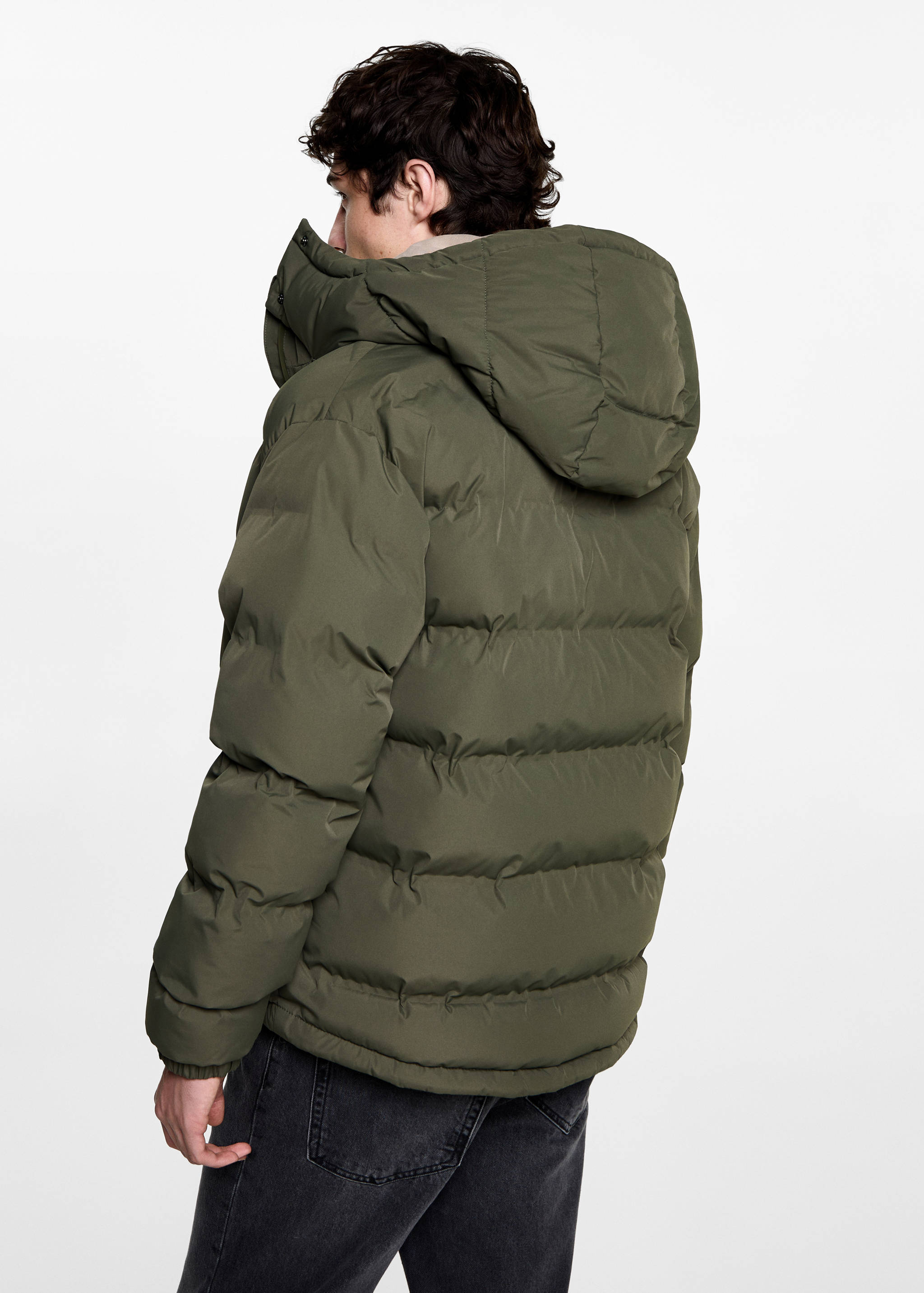 Anorak matelassé imperméable à capuche - Verso de l’article