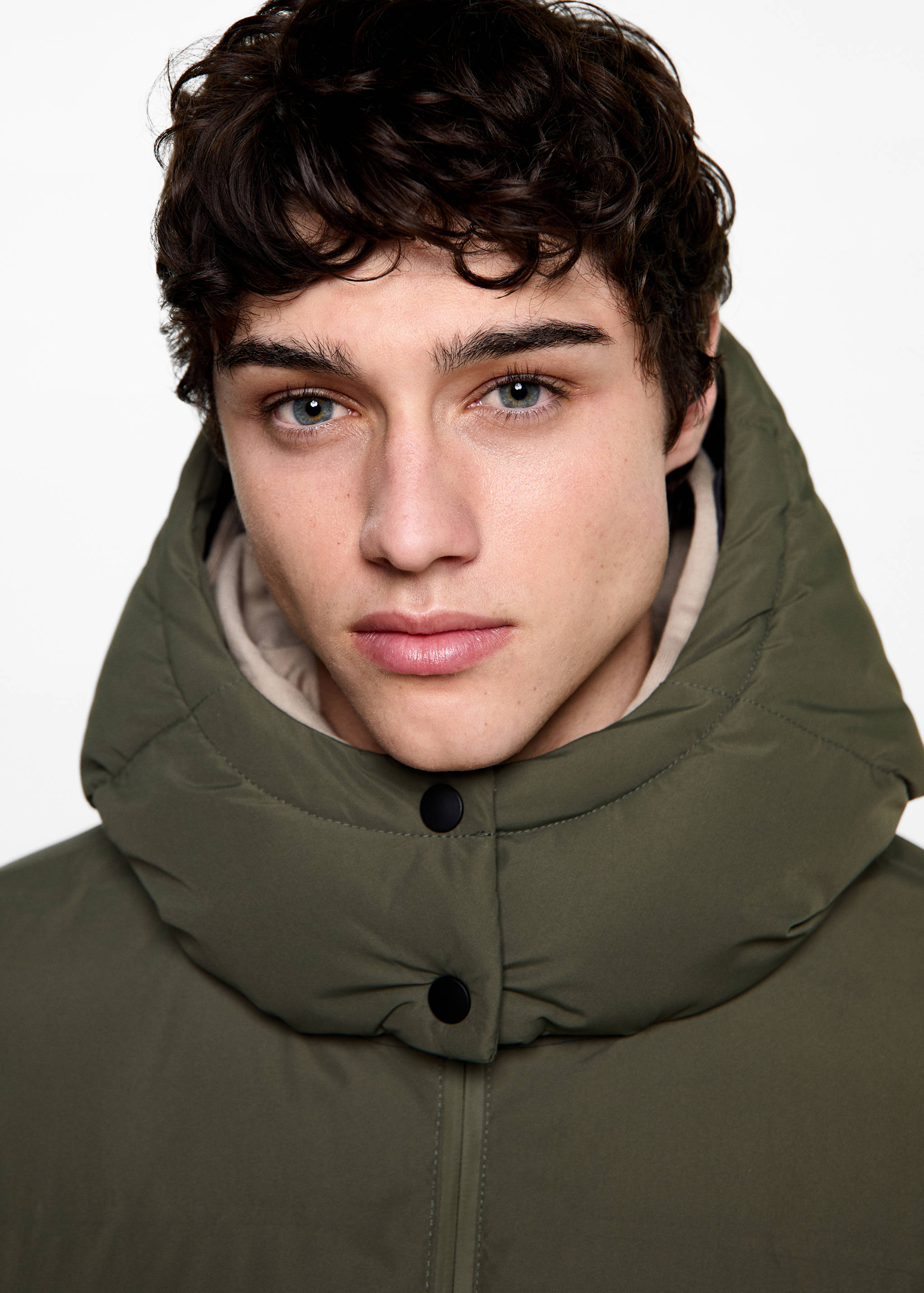 Anorak matelassé imperméable à capuche - Détail de l'article 1