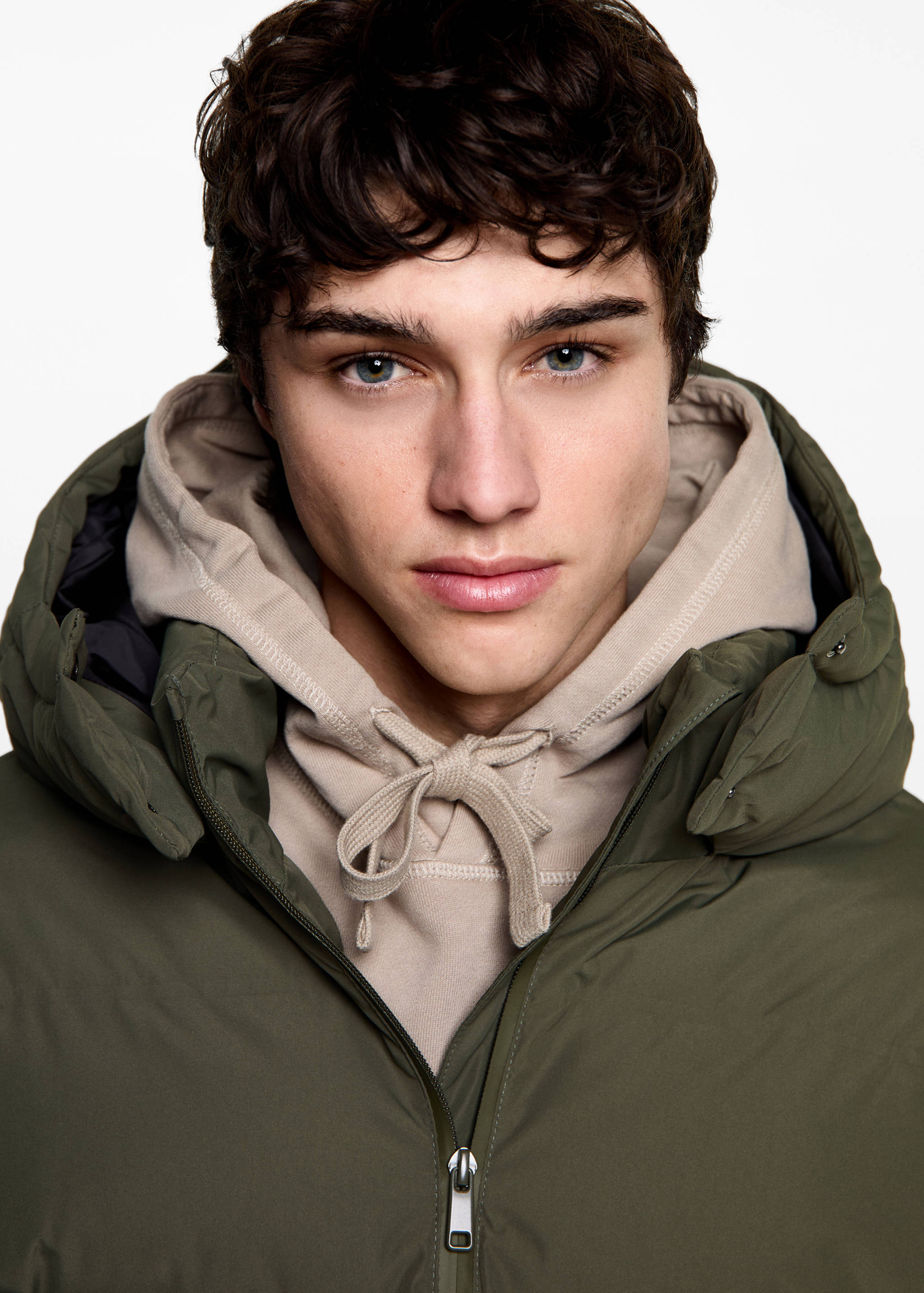 Anorak matelassé imperméable à capuche - Détail de l'article 2