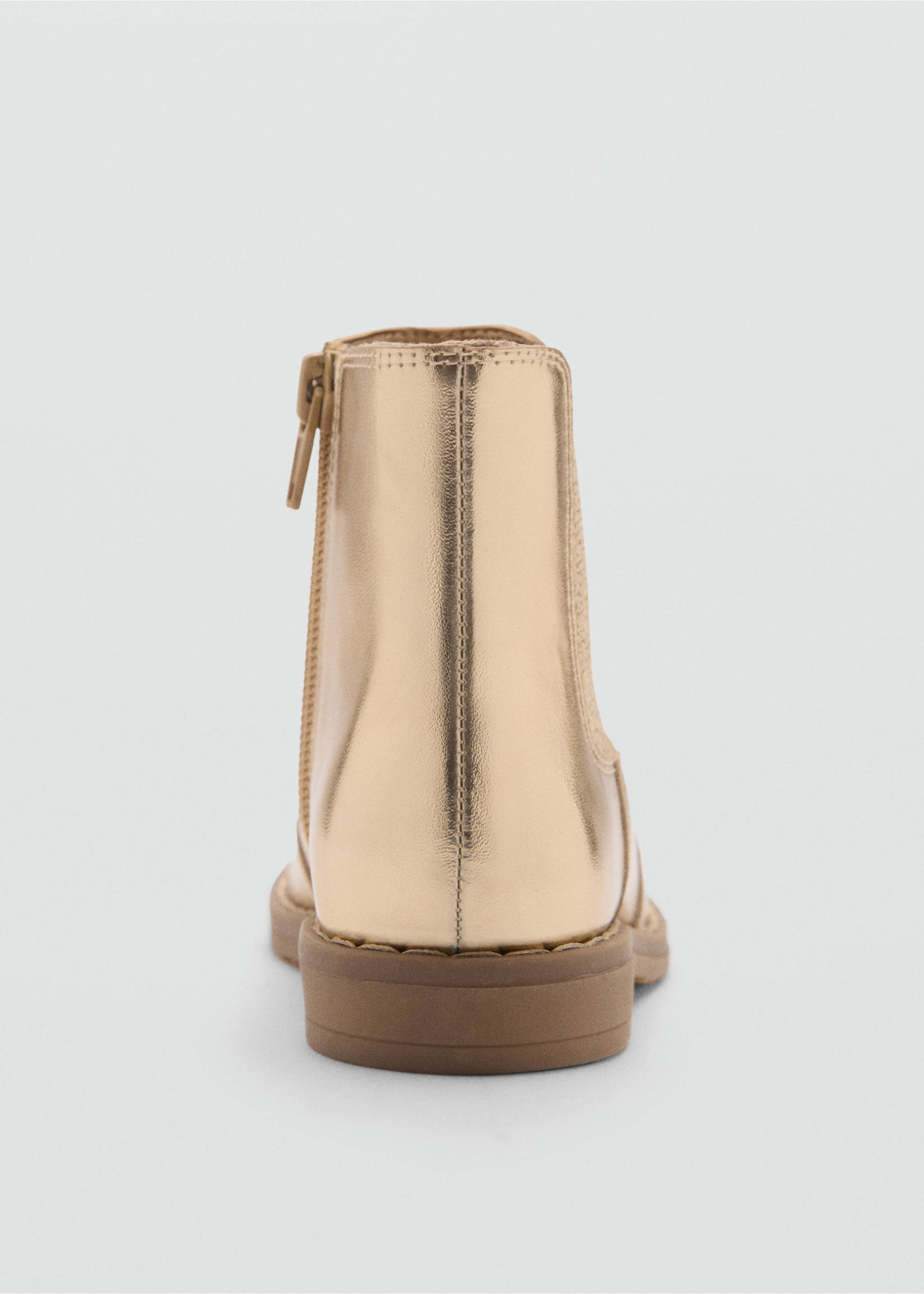 Stiefelette mit Metallic-Finish - Detail des Artikels 1, Gold. Ref: 77015971-00.
