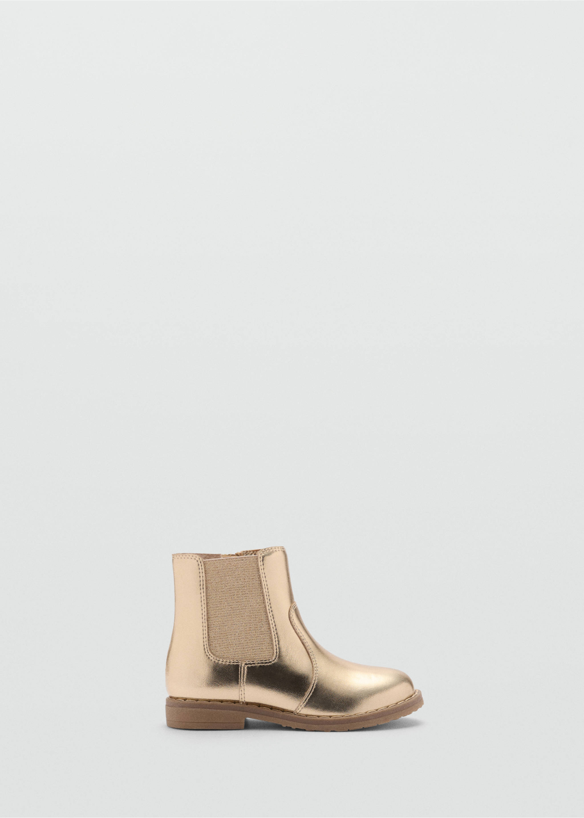 Metallic finish ankle boots - Article without model, Gold. Ref: 77015971-00.