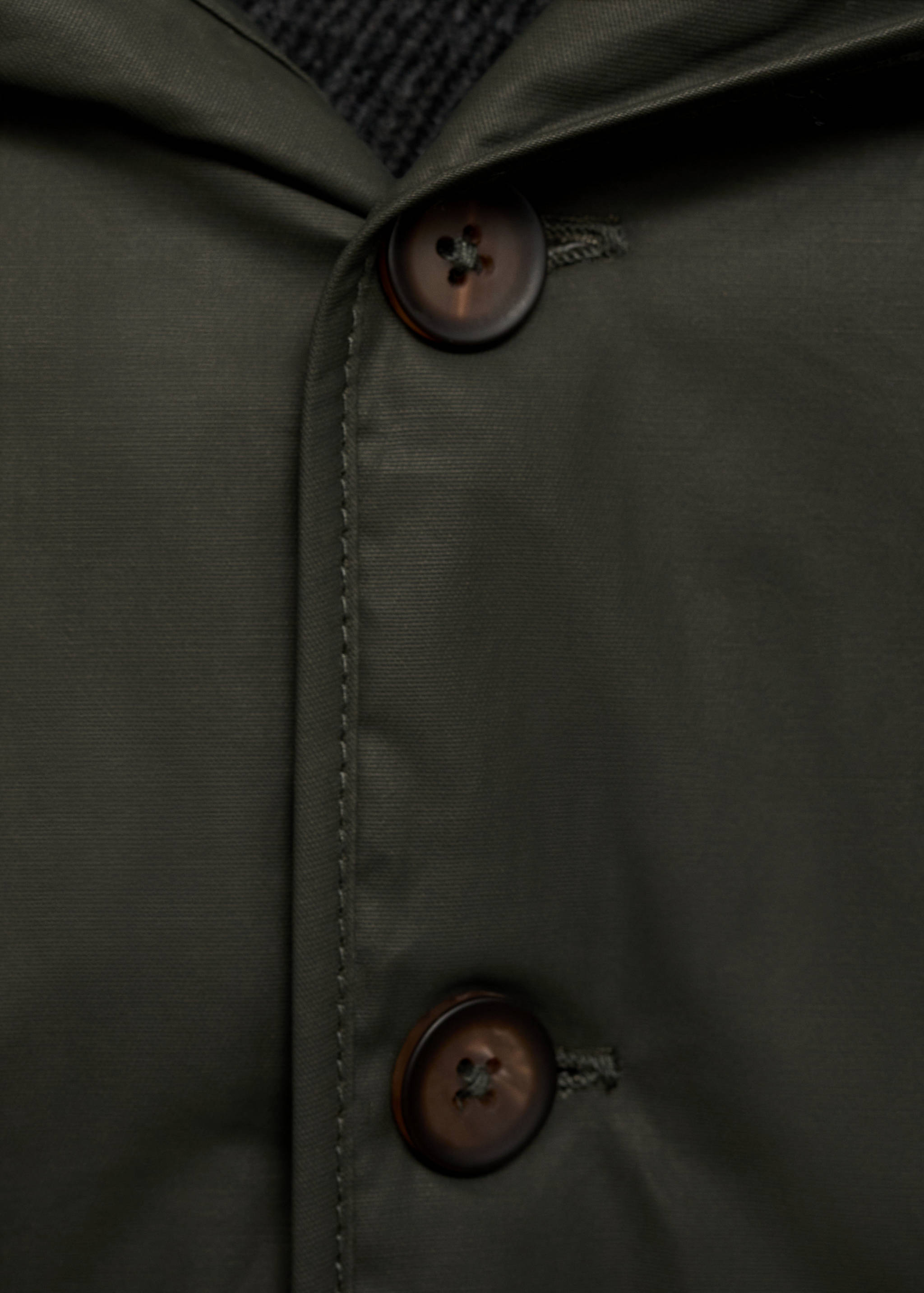 Inner jacket cotton-blend coat - Details of the article 8