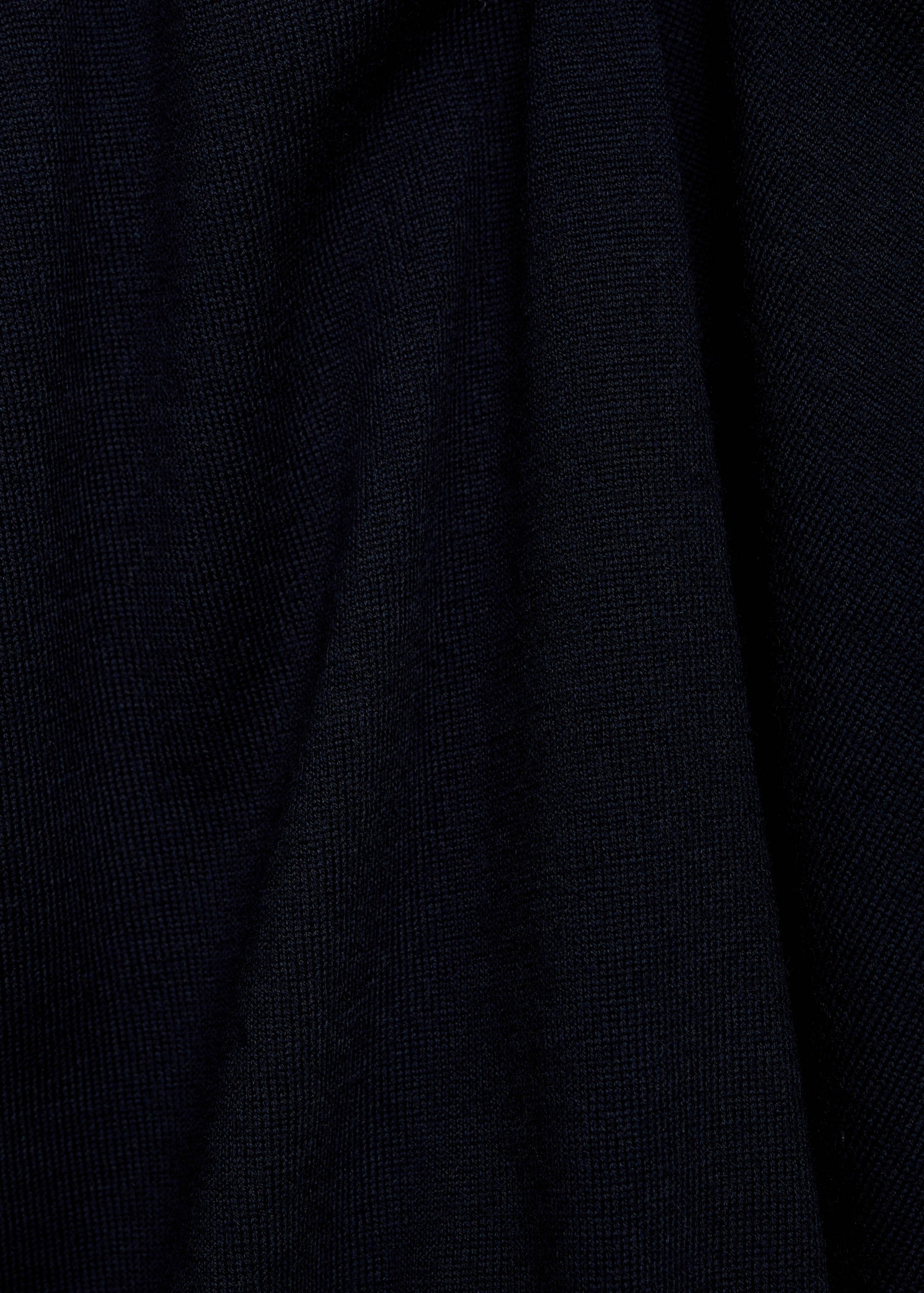 100% merino wool long-sleeved polo shirt - Details of the article 0