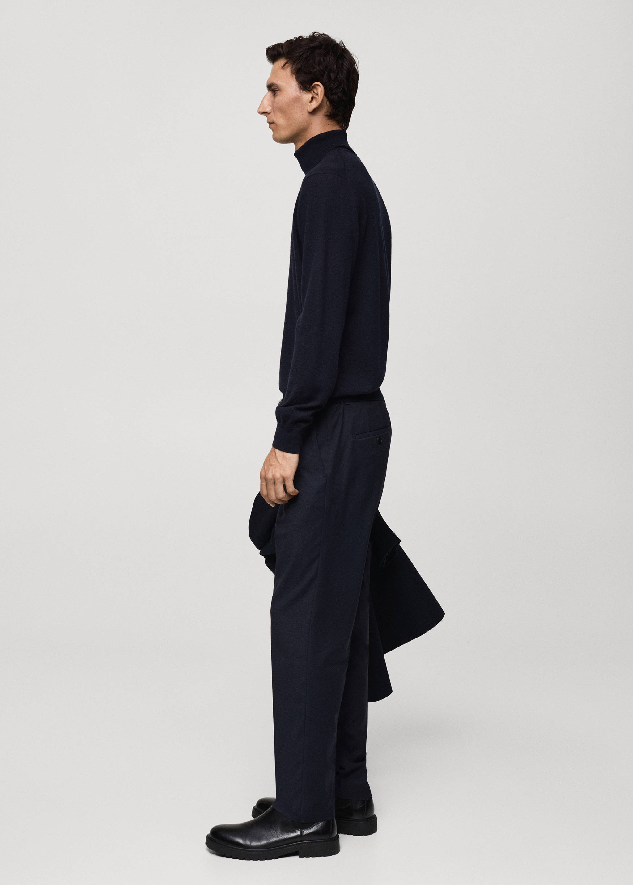 100% merino wool turtleneck sweater - Details of the article 6