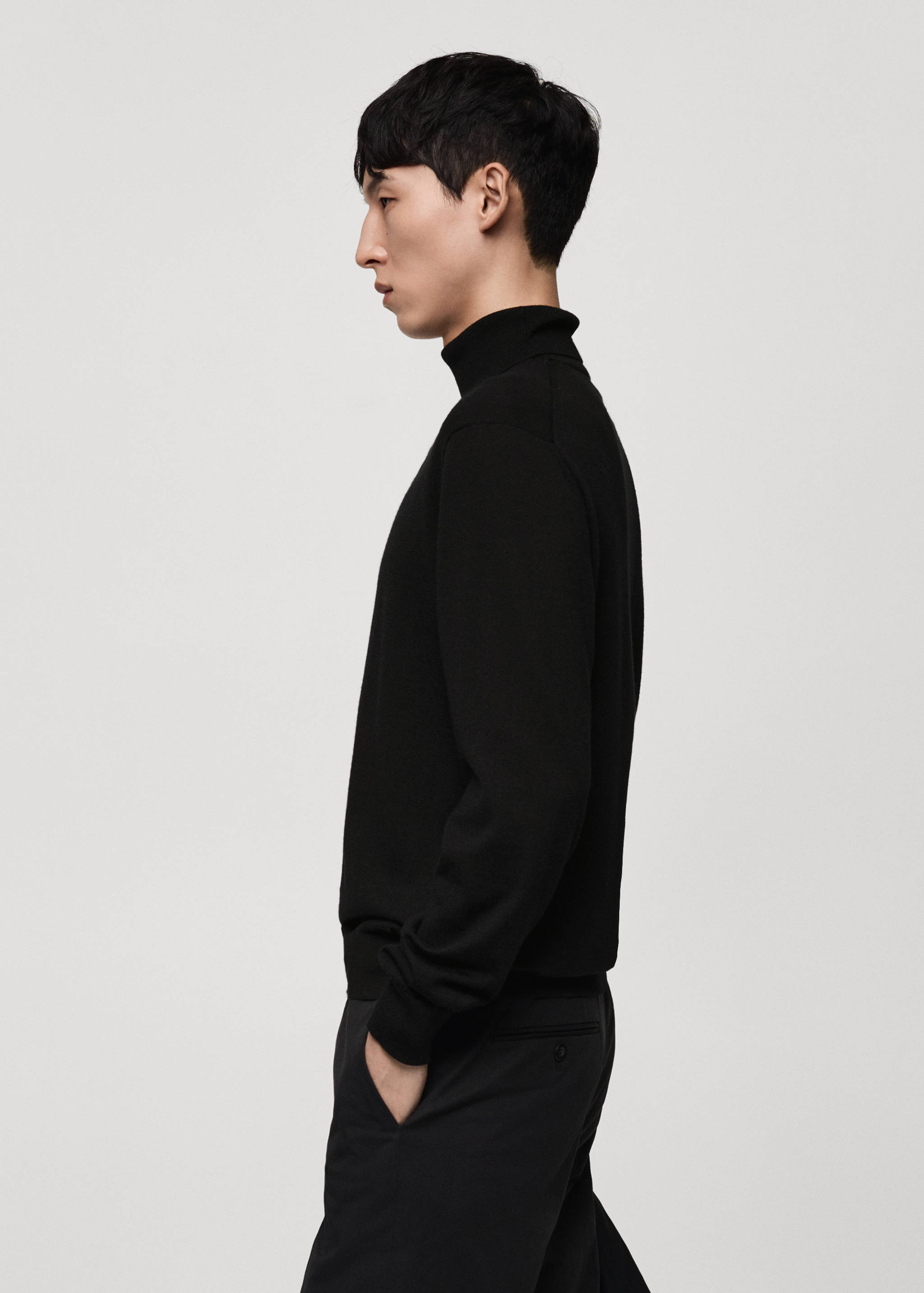 100% merino wool turtleneck sweater - Details of the article 6