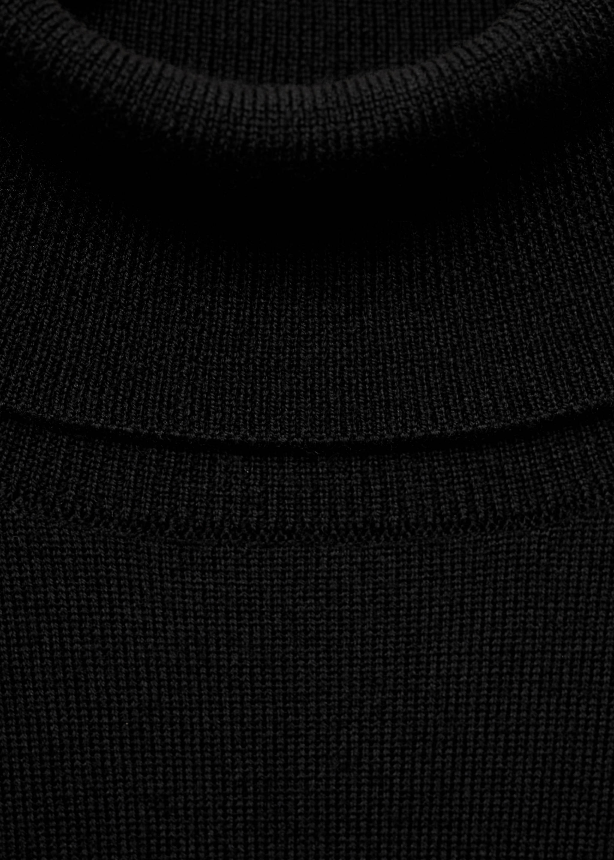 100% merino wool turtleneck sweater - Details of the article 0
