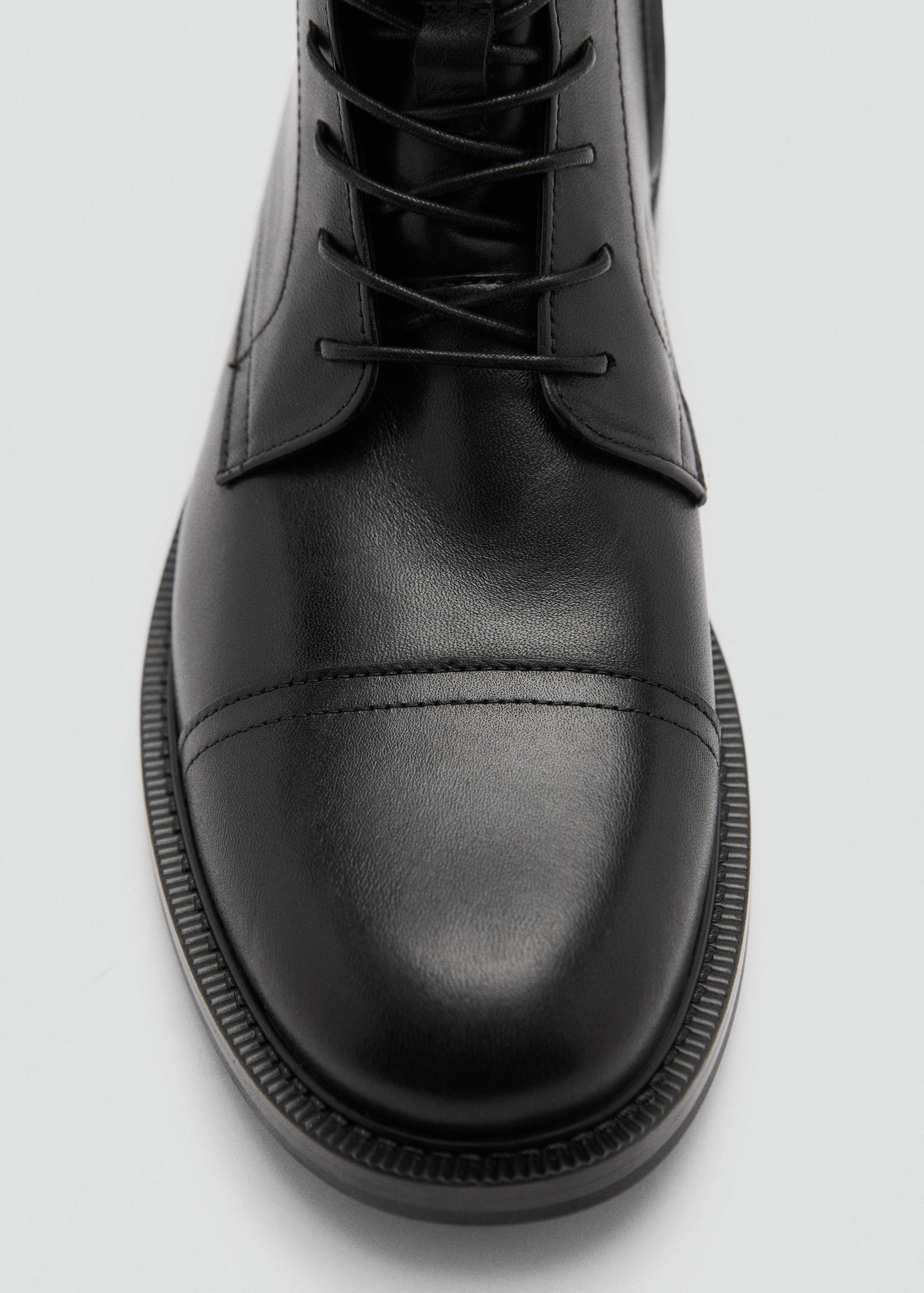 Lace-up leather ankle boots - Details of the article 3