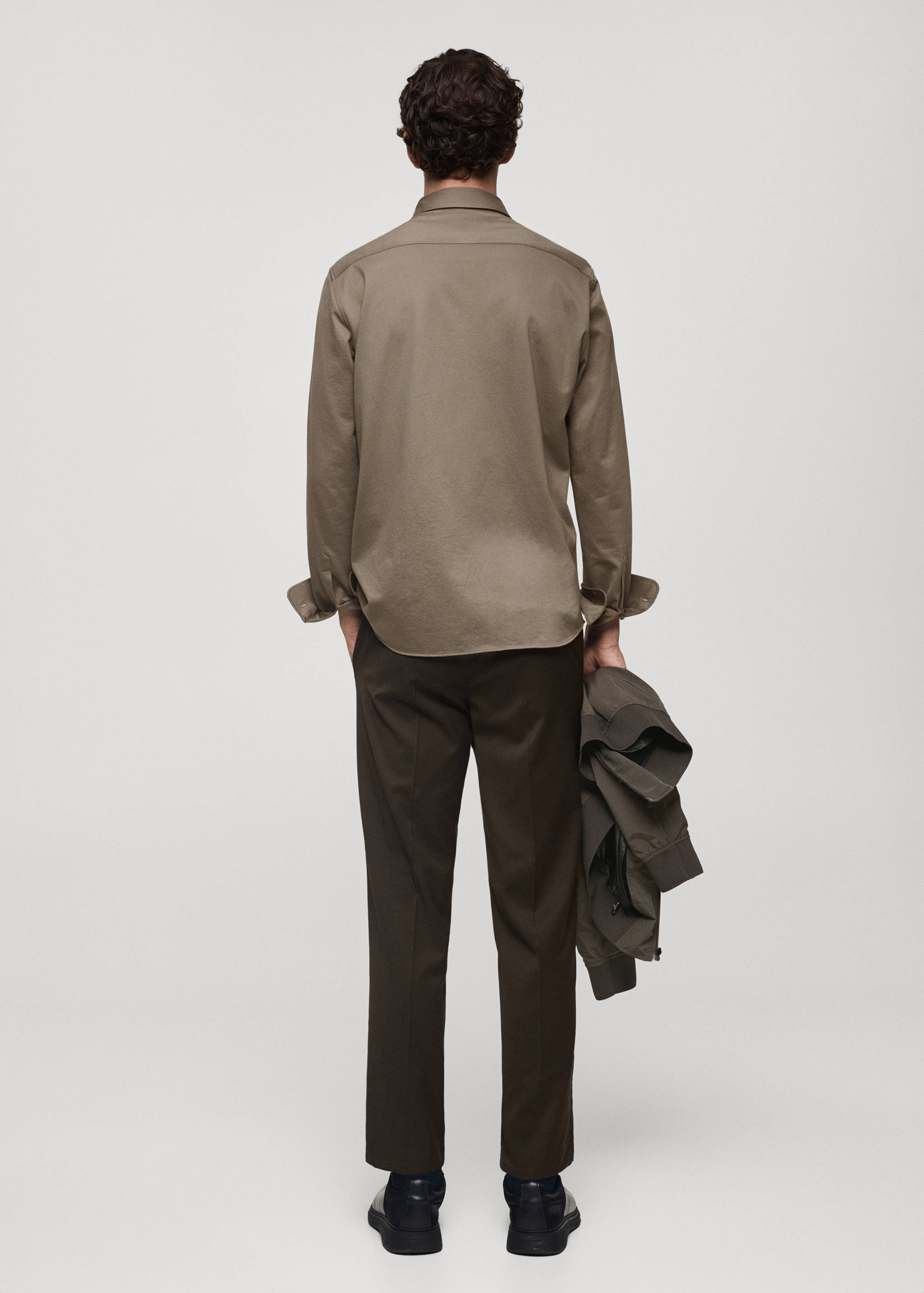 Crease-resistant regular-fit shirt - Reverse of the article