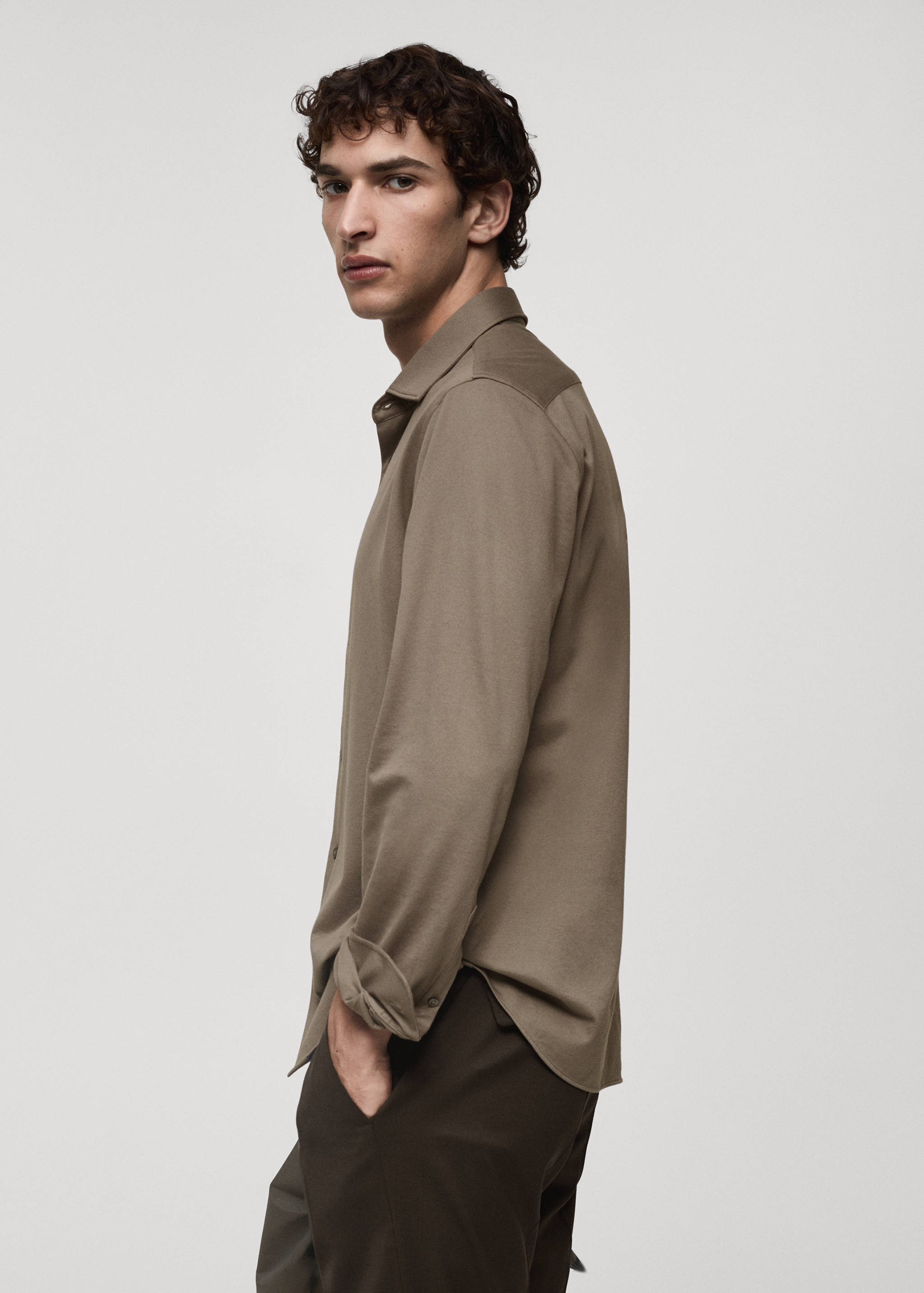 Crease-resistant regular-fit shirt - Details of the article 2