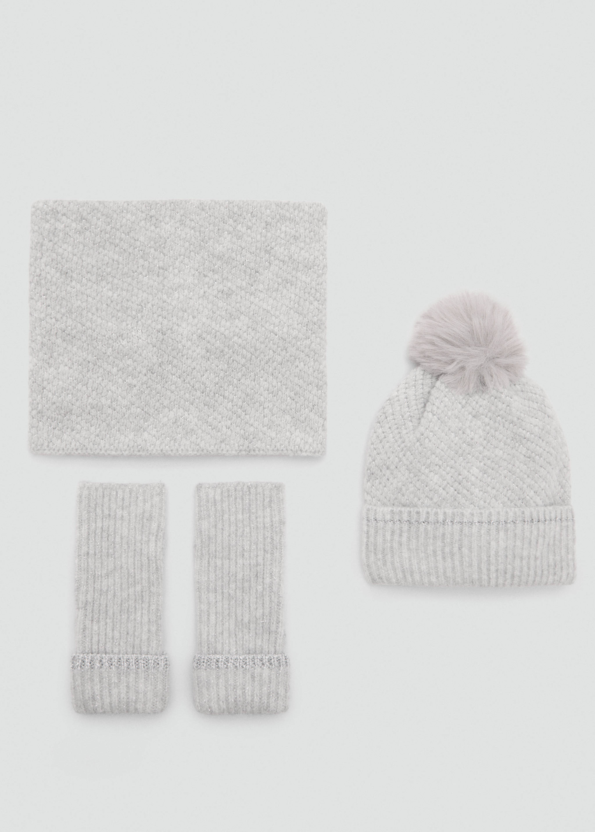 Lurex knitted hat - Details of the article 1