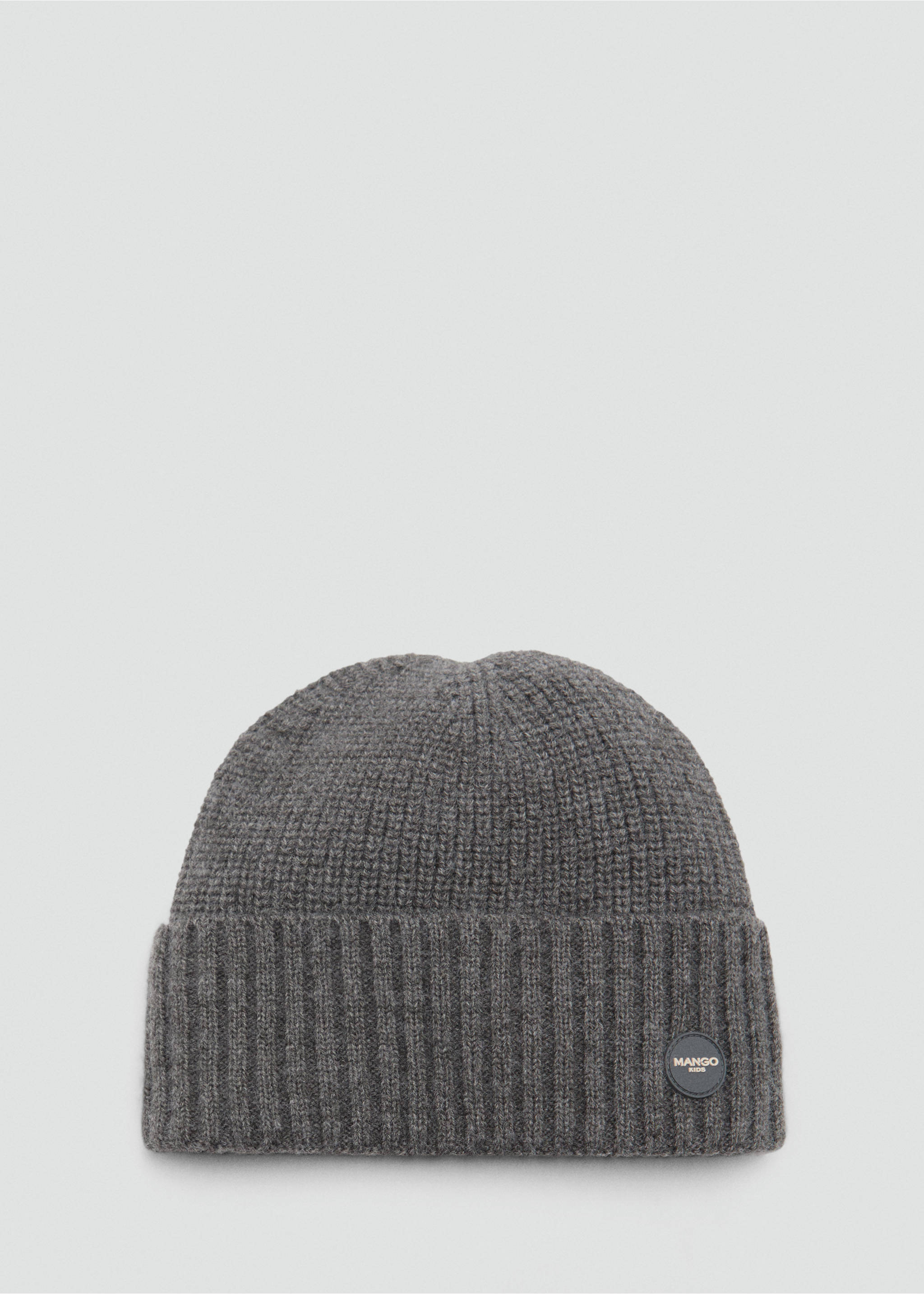 Knit beanie - Article without model, Grey. Ref: 77015994-00.