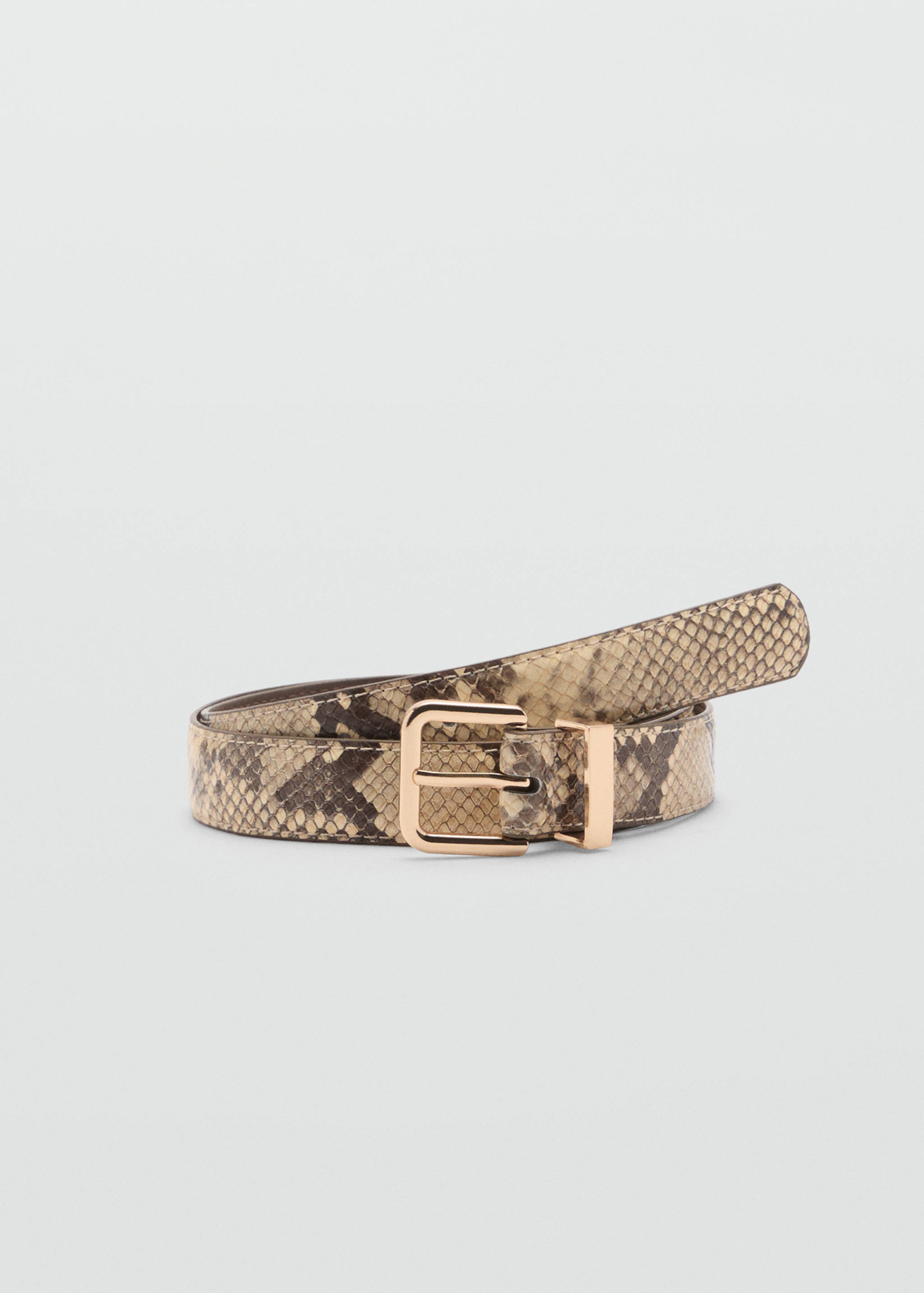 Snake-effect belt - Article without model