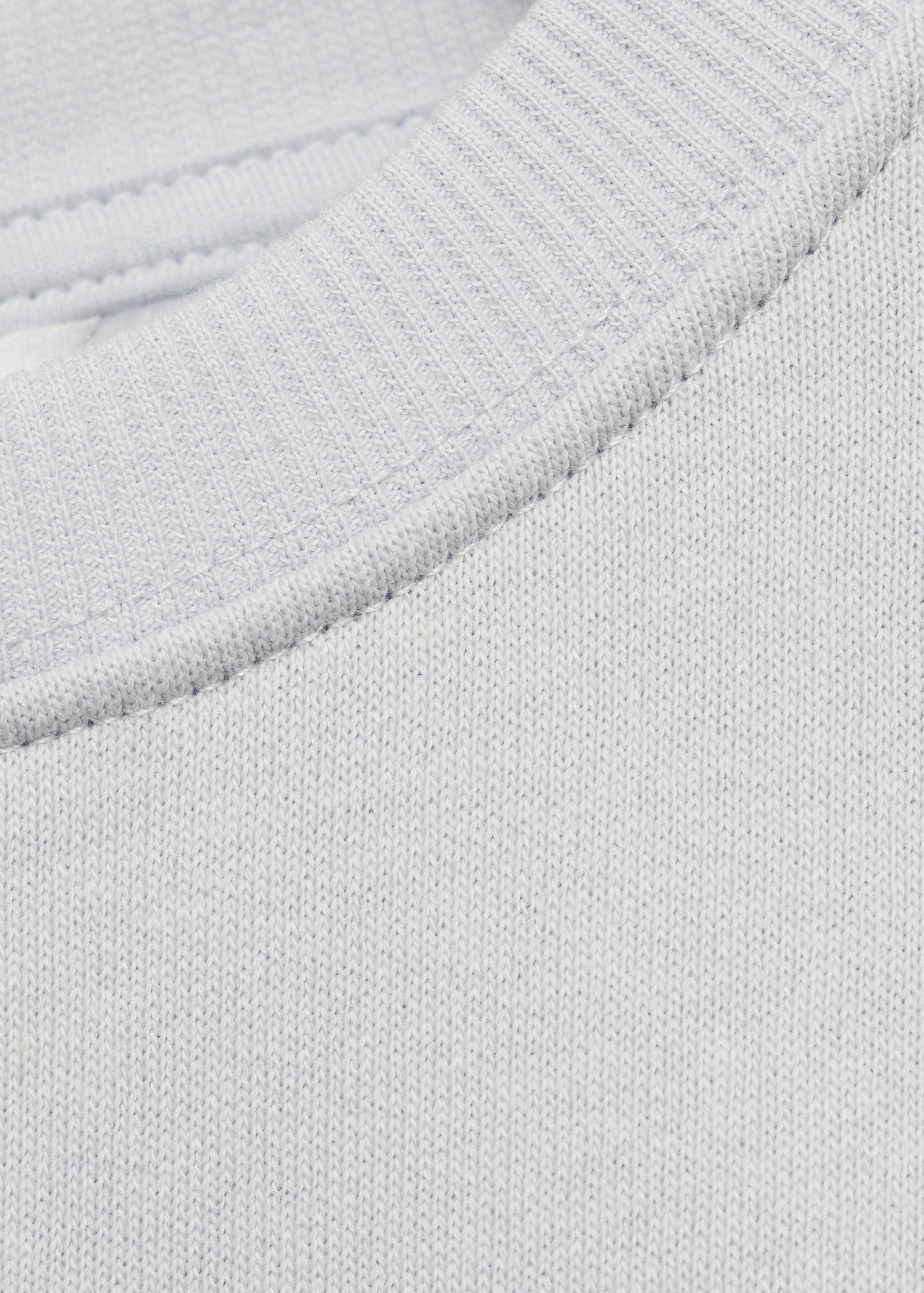 Embroidered detail cotton sweatshirt - Details of the article 8