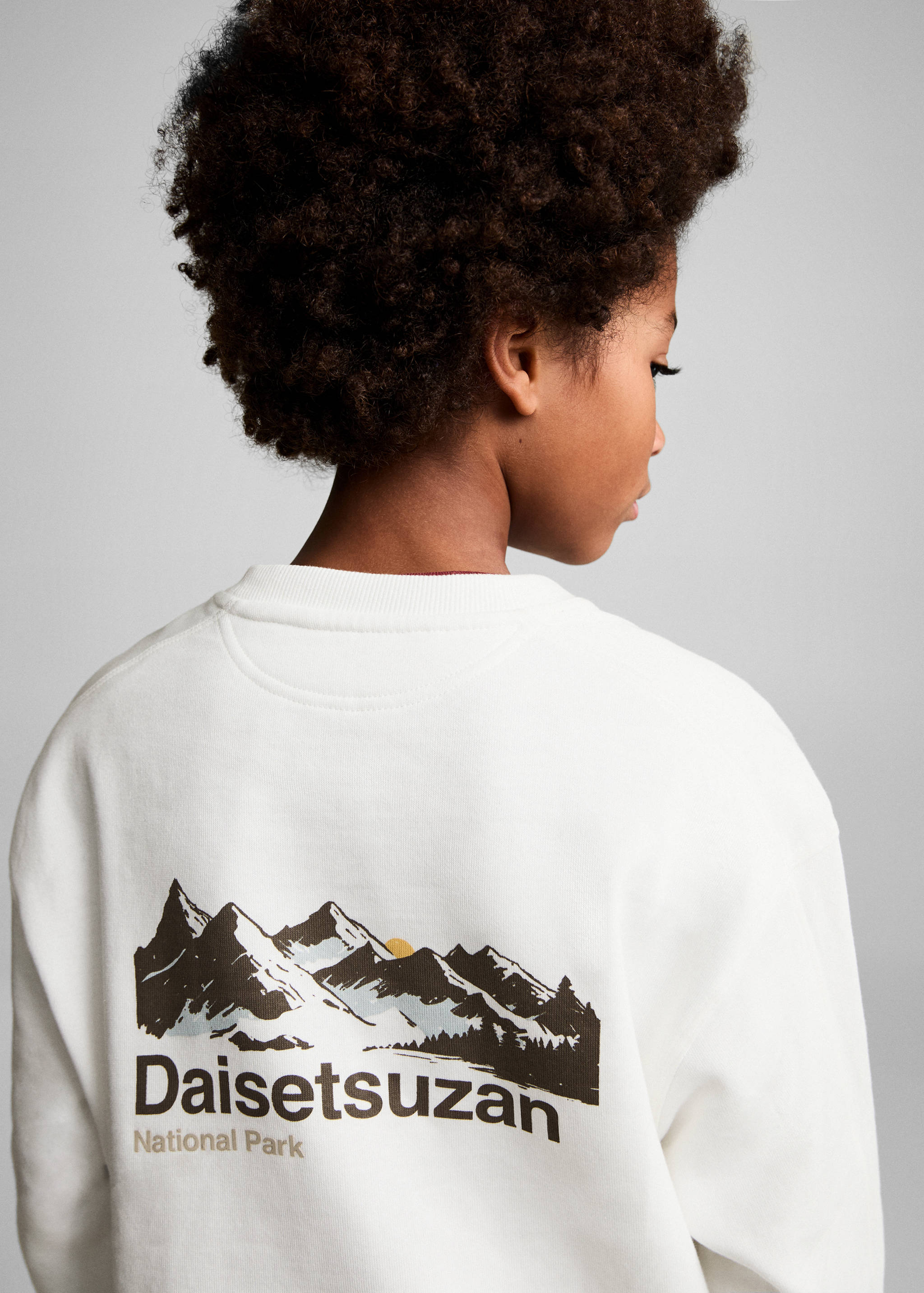Gemustertes Baumwoll-Sweatshirt - Detail des Artikels 4