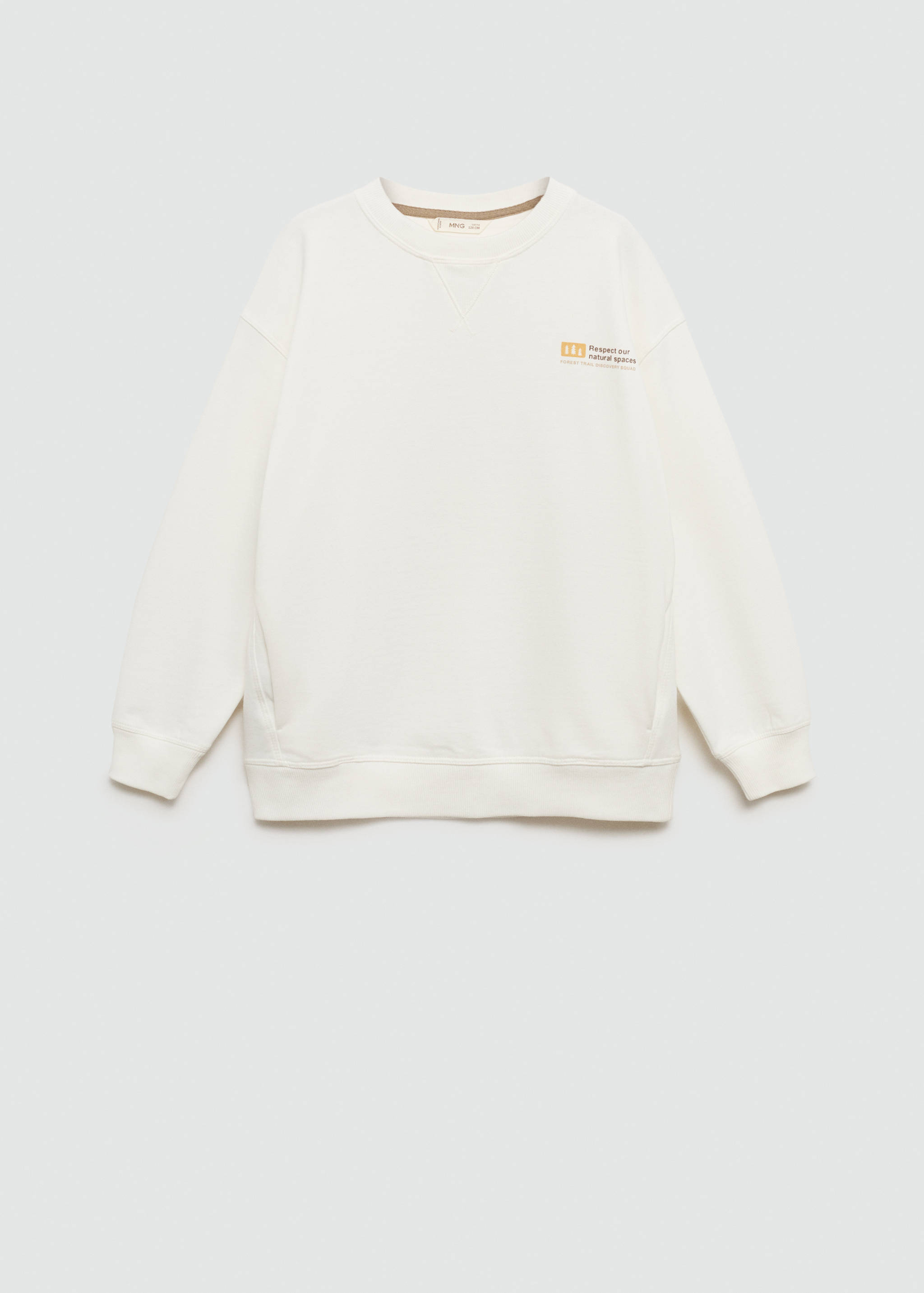 Gemustertes Baumwoll-Sweatshirt - Artikel ohne Model