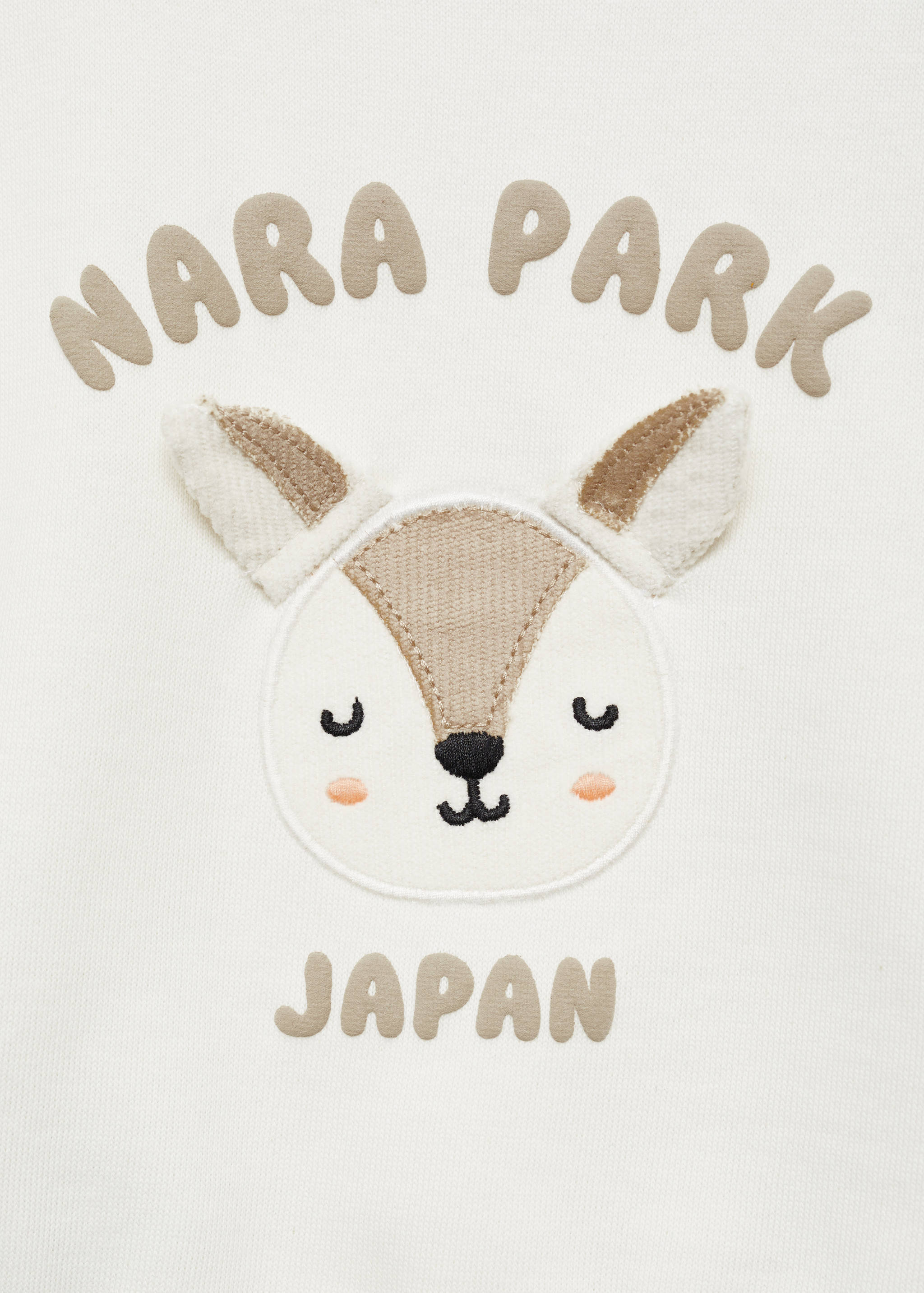 Embroidered detail cotton sweatshirt - Details of the article 8