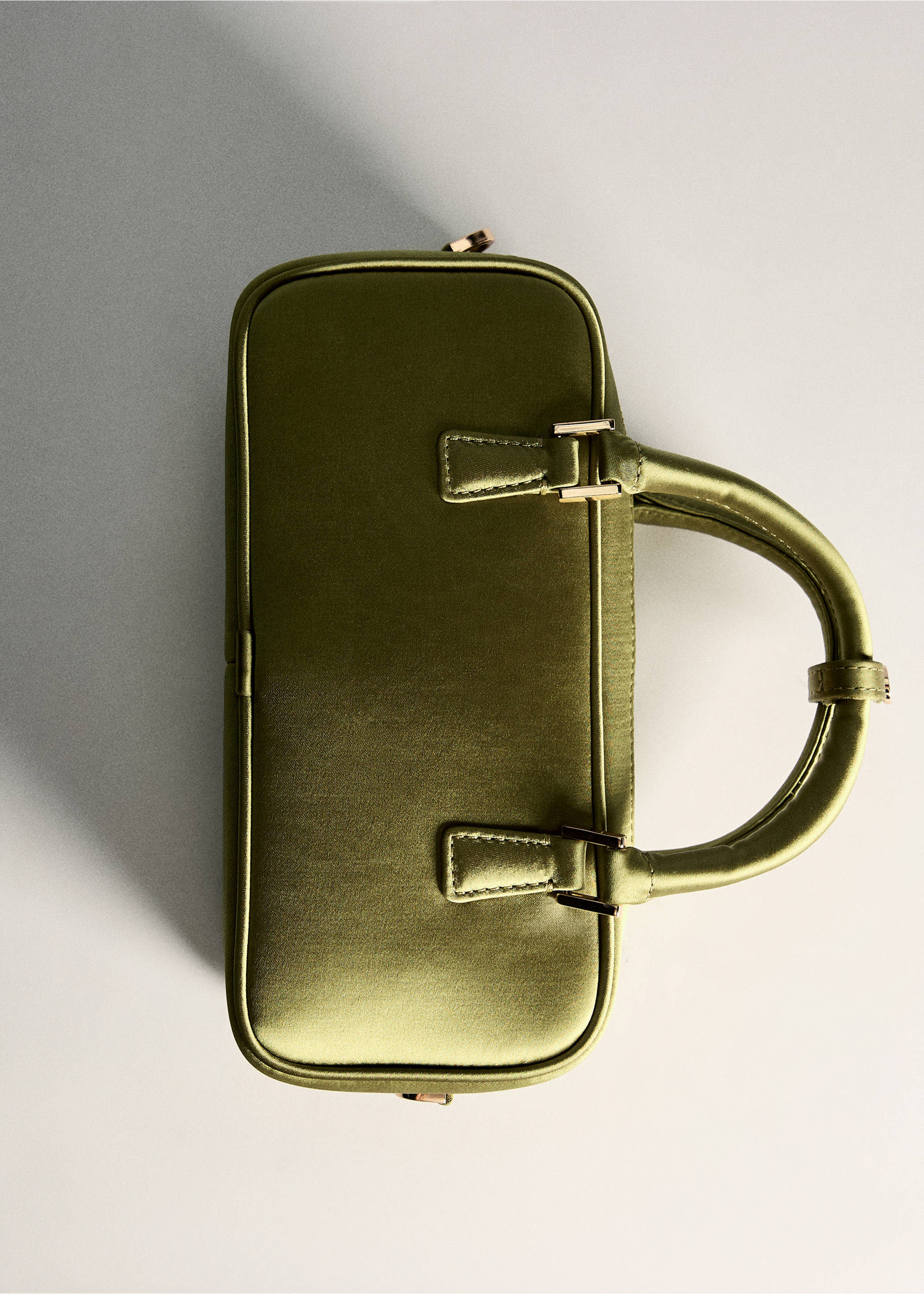 Mini sac bowling satiné - Détail de l'article 6, Vert. Ref: 77016358-00.