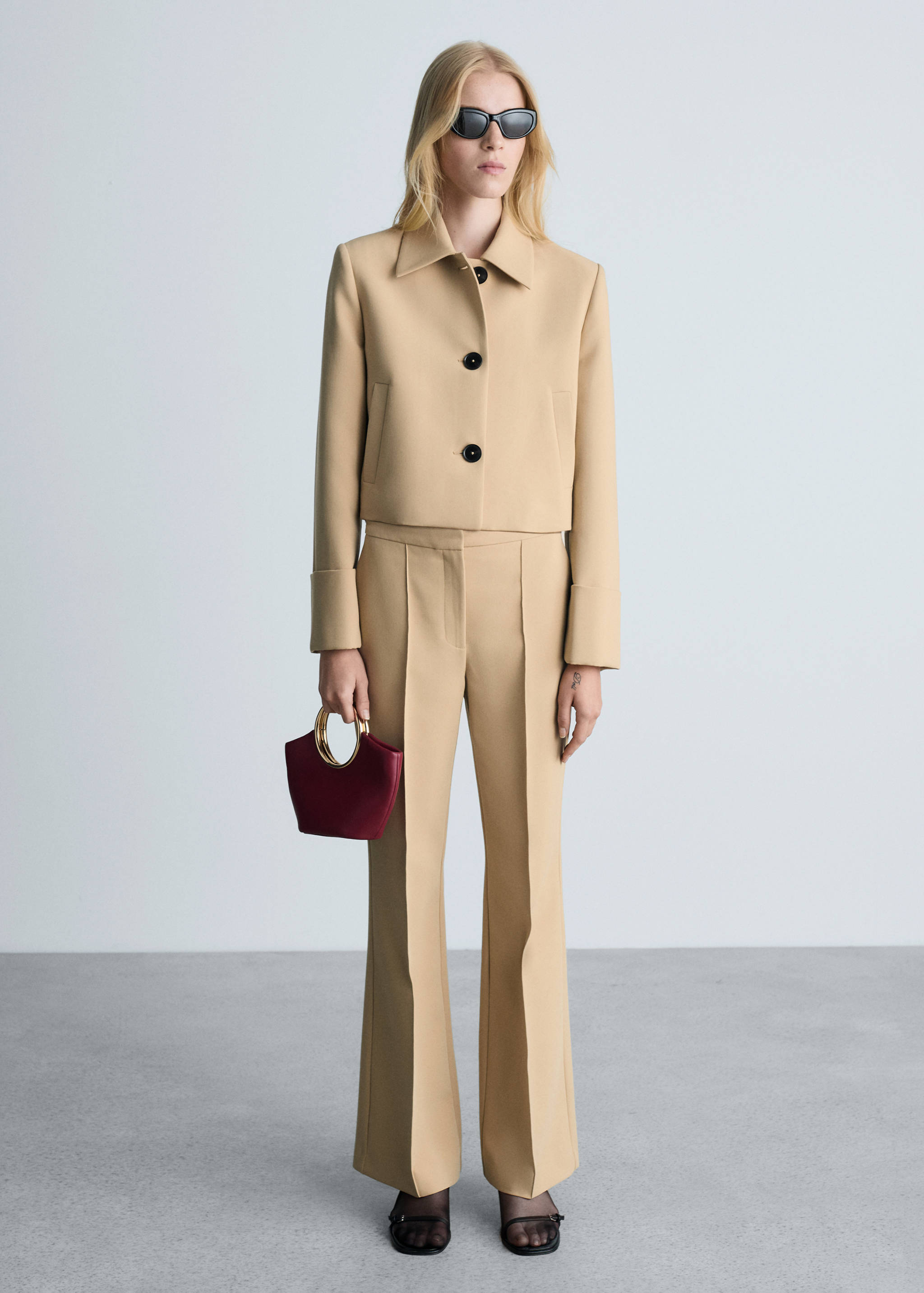 Pantalon de costume flare - Plan général