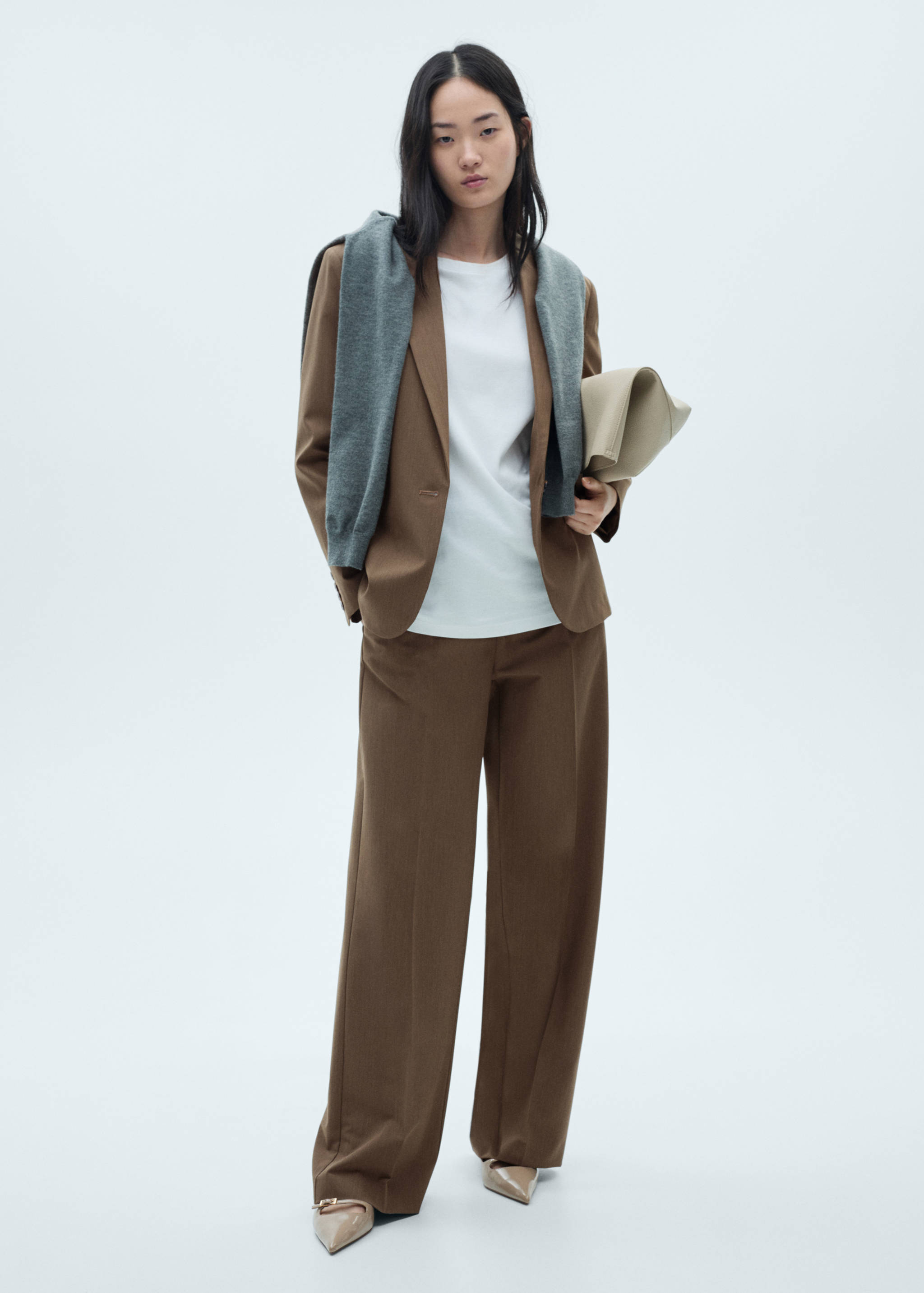 Gerade Hose mit Stretchbund - Allgemeine Ansicht