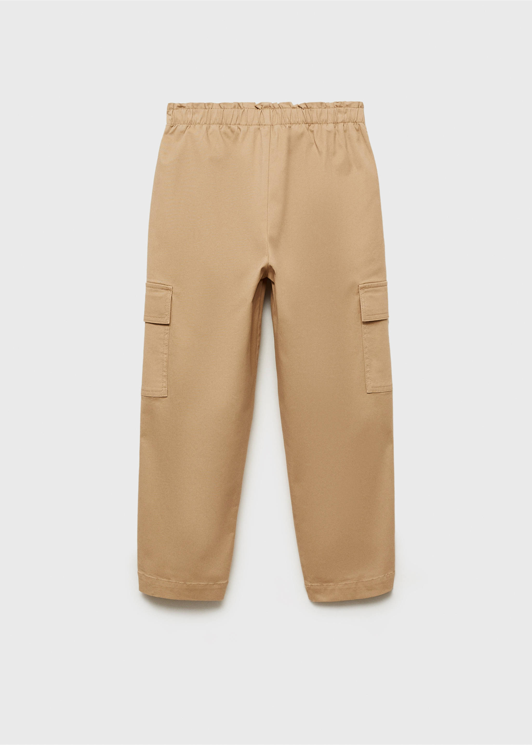 Pleated cargo pants - Reverse of the article, Medium Brown. Ref: 77016731-00.