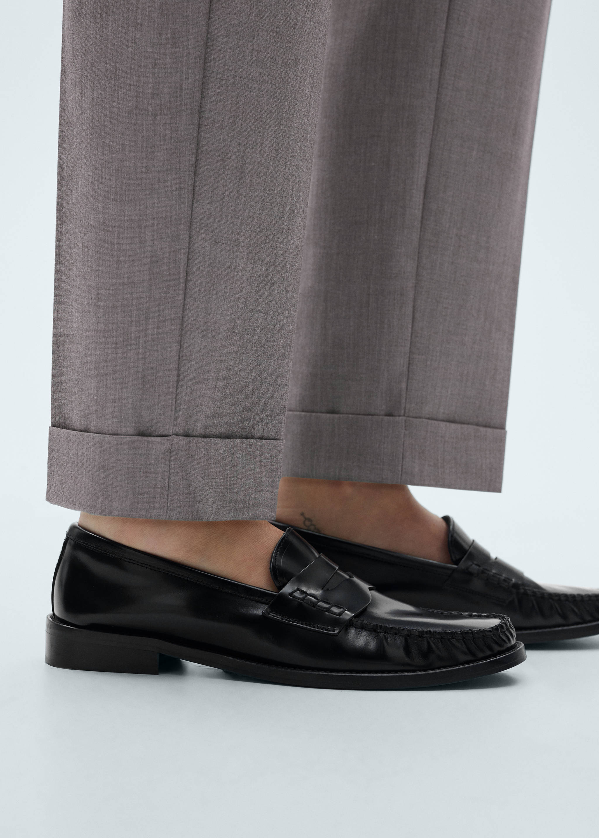 Straight suit trousers - Details of the article 1