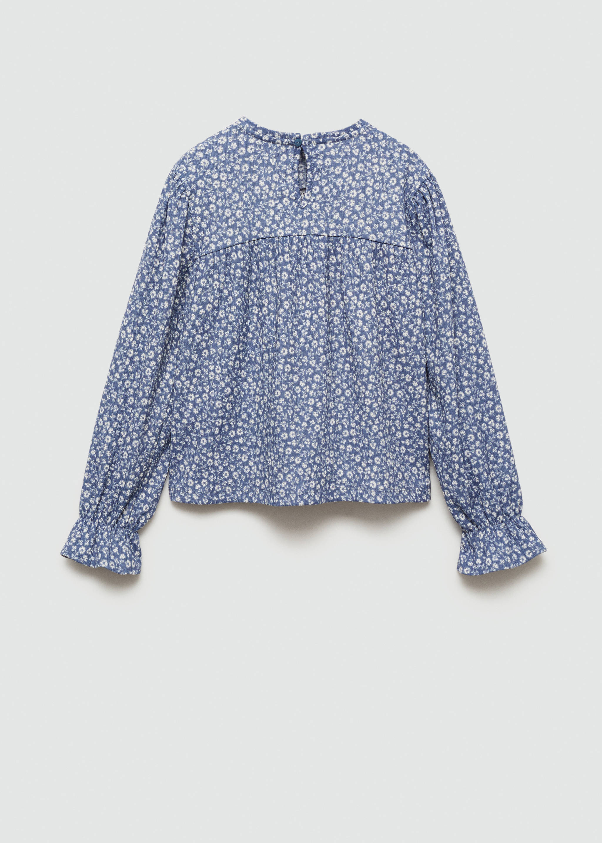 Floral print blouse - Reverse of the article