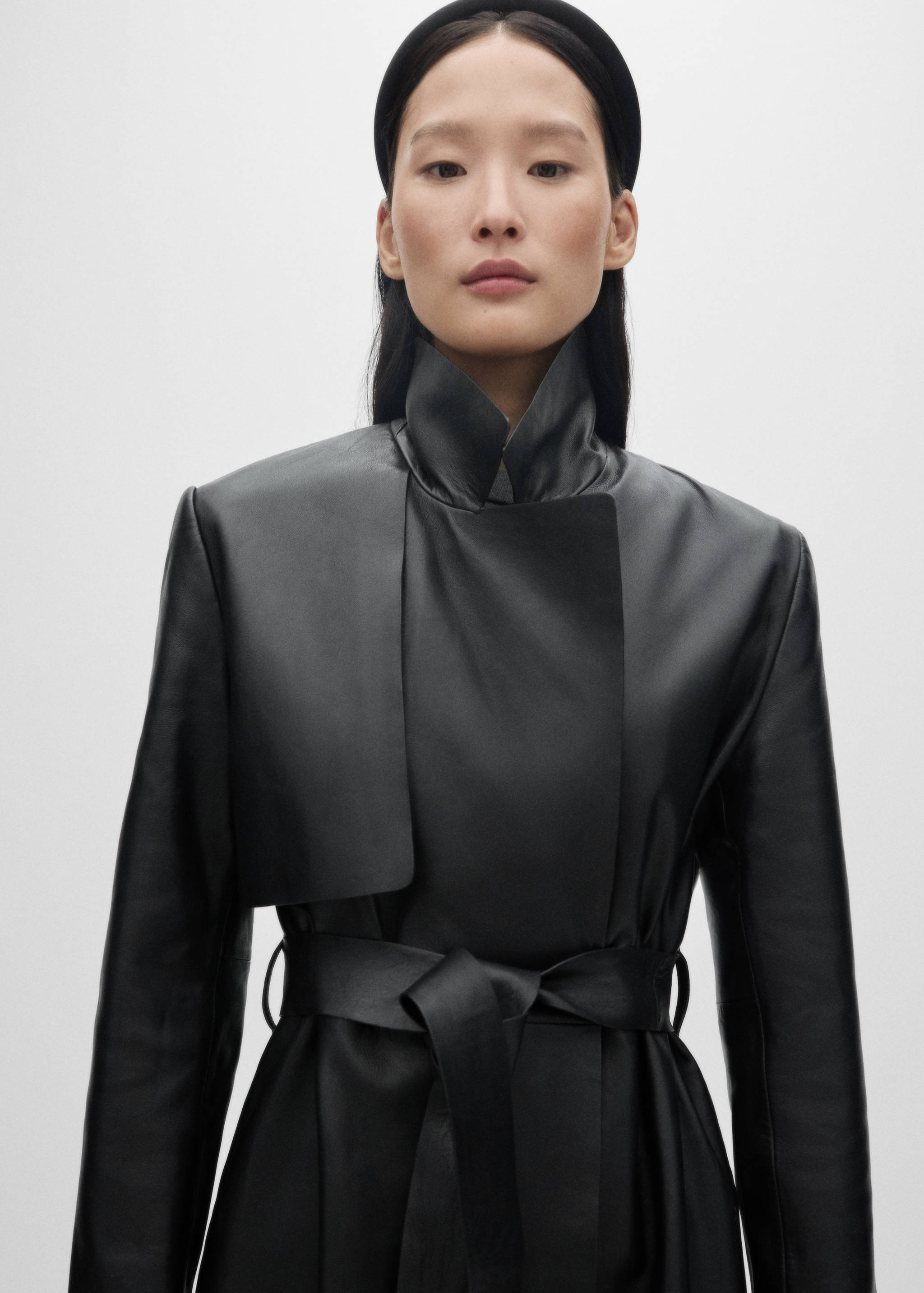 Satin padded headband - General plane