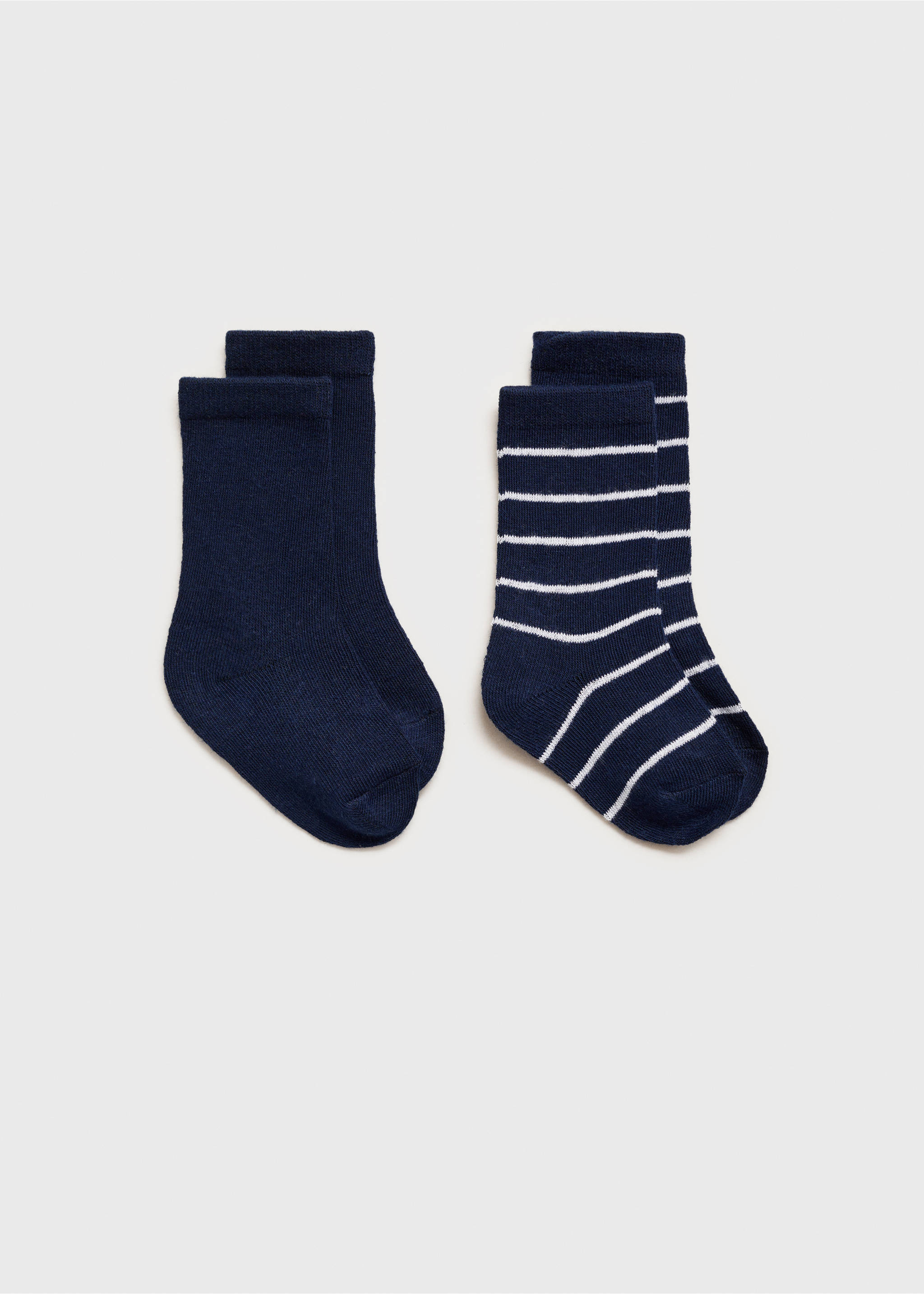 2 pack printed socks - Article without model, Dark Navy. Ref: 77016756-00.