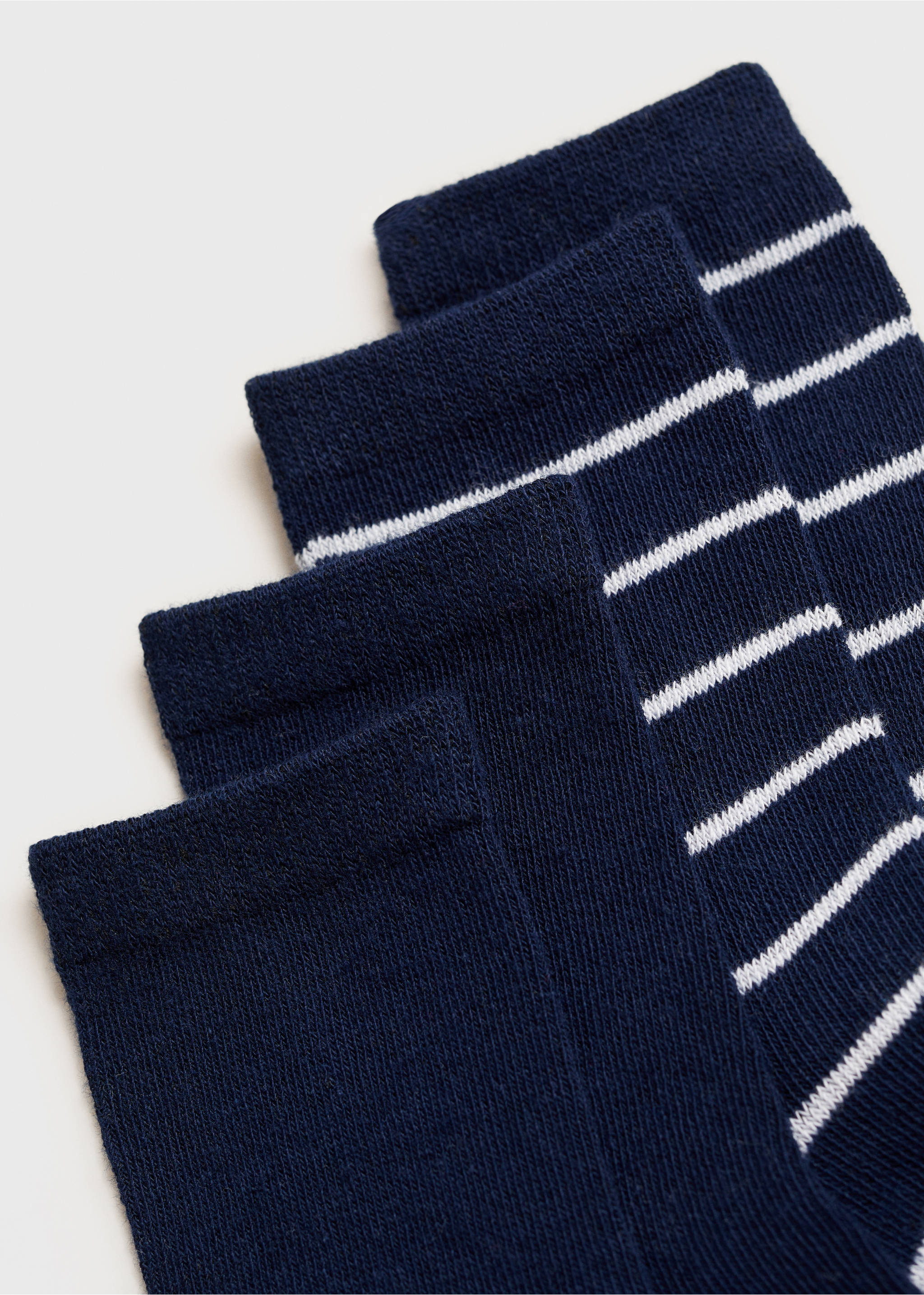 2 pack printed socks - Details of the article 8, Dark Navy. Ref: 77016756-00.