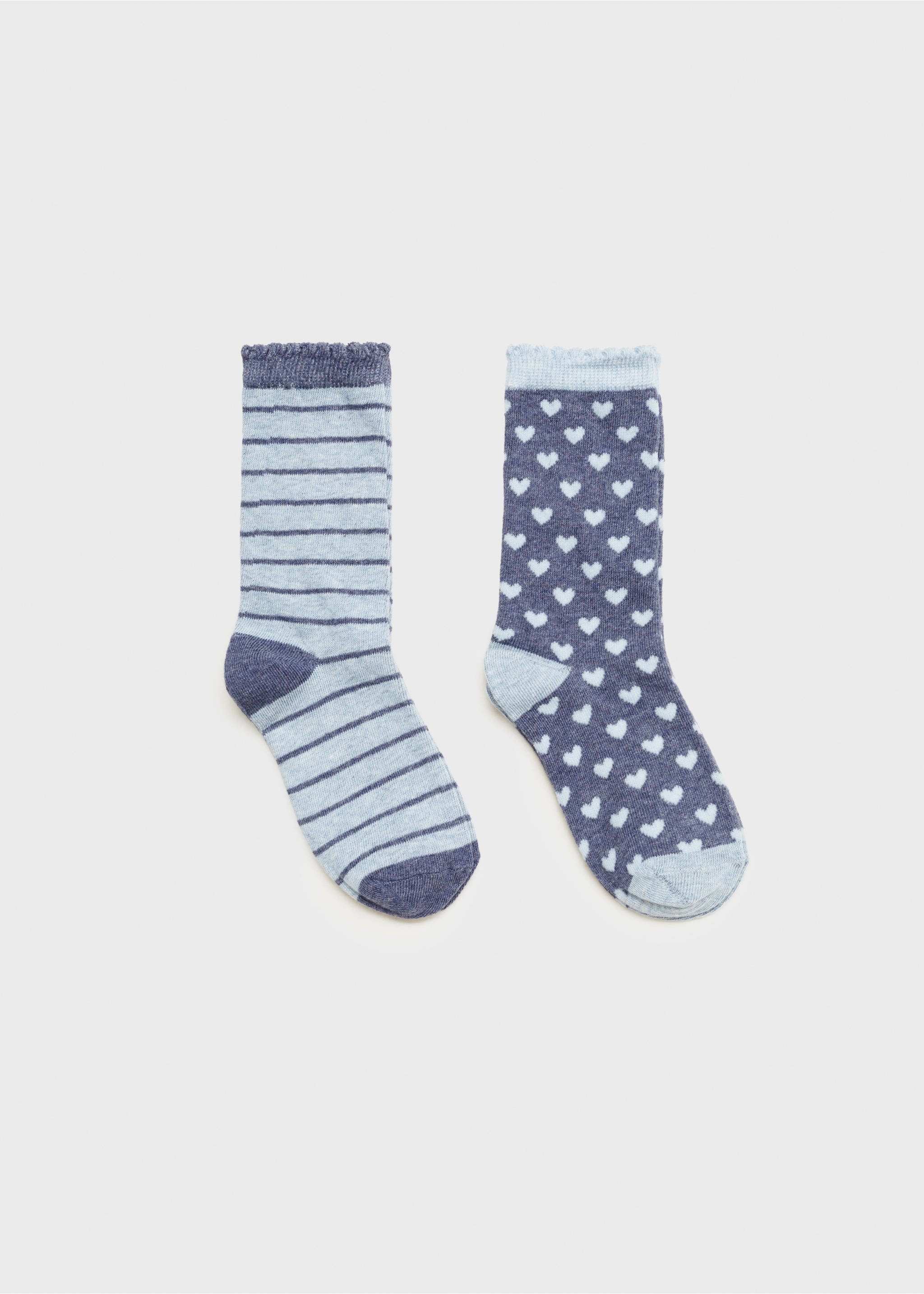 2 pack mixed socks - Article without model, Blue. Ref: 77016758-00.