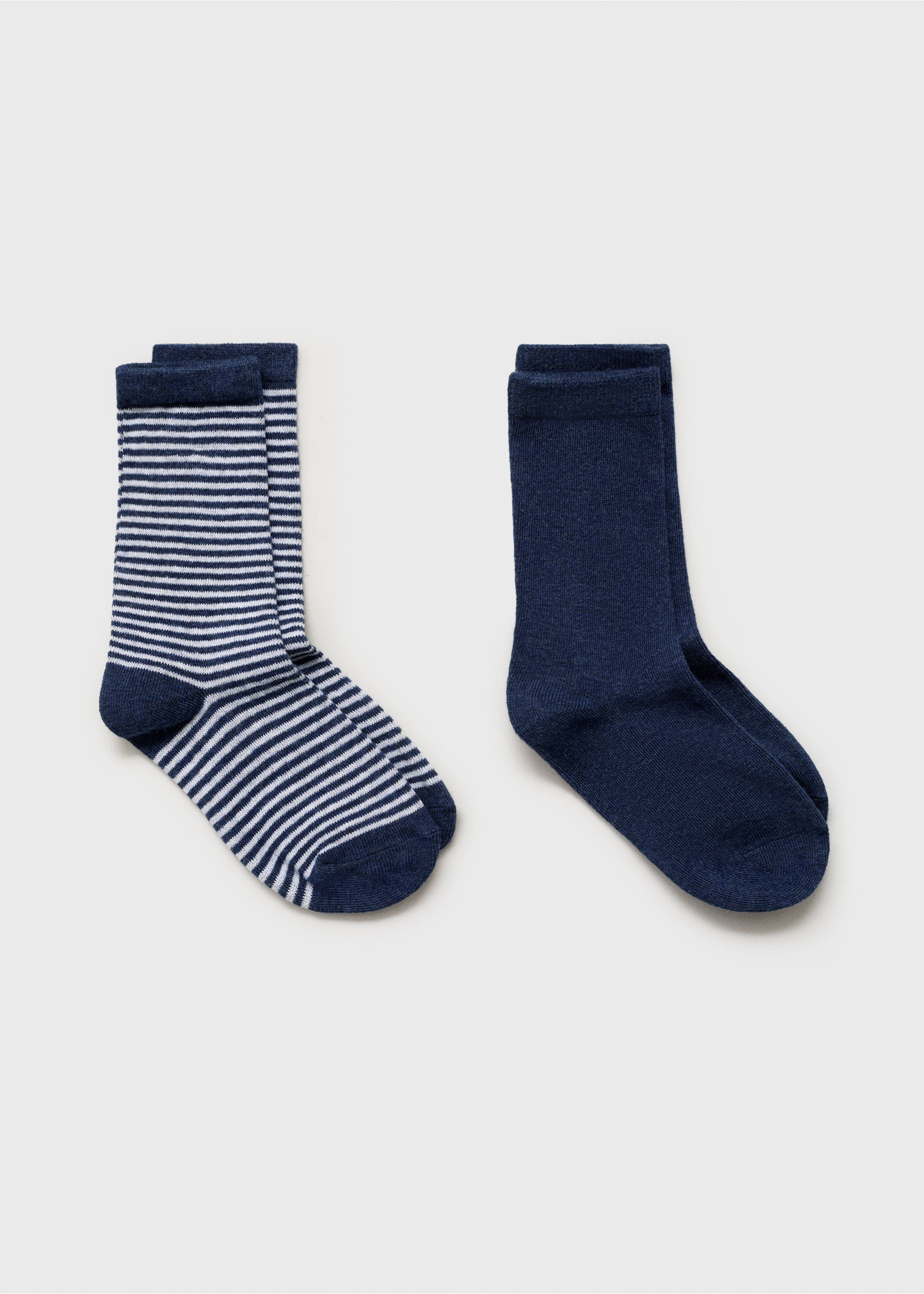 2 pack mixed socks - Article without model, Dark Navy. Ref: 77016760-00.