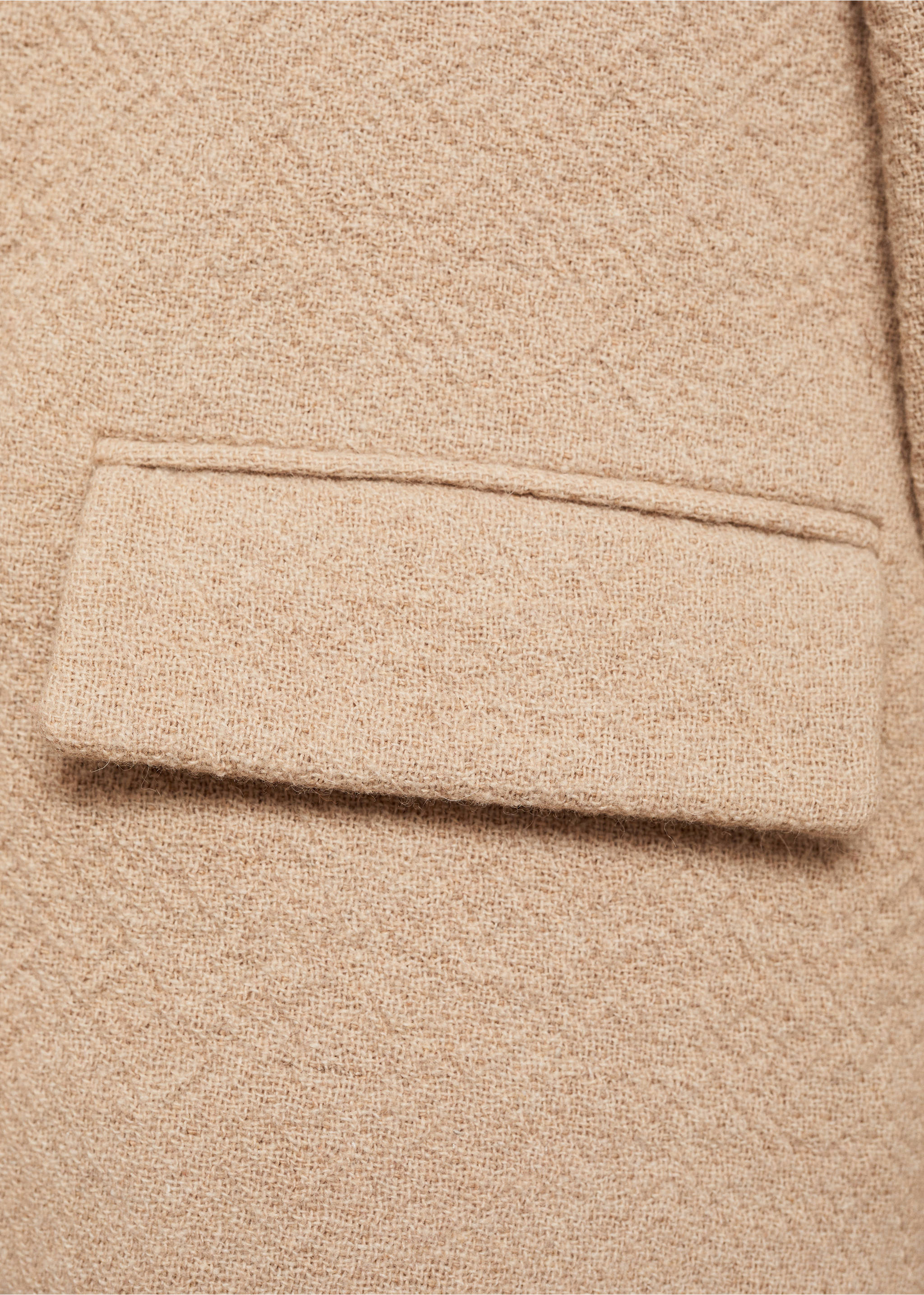 Cropped jakke med knapper - Artikkeldetalj 0, Halvbrun. Ref: 77016763-00.