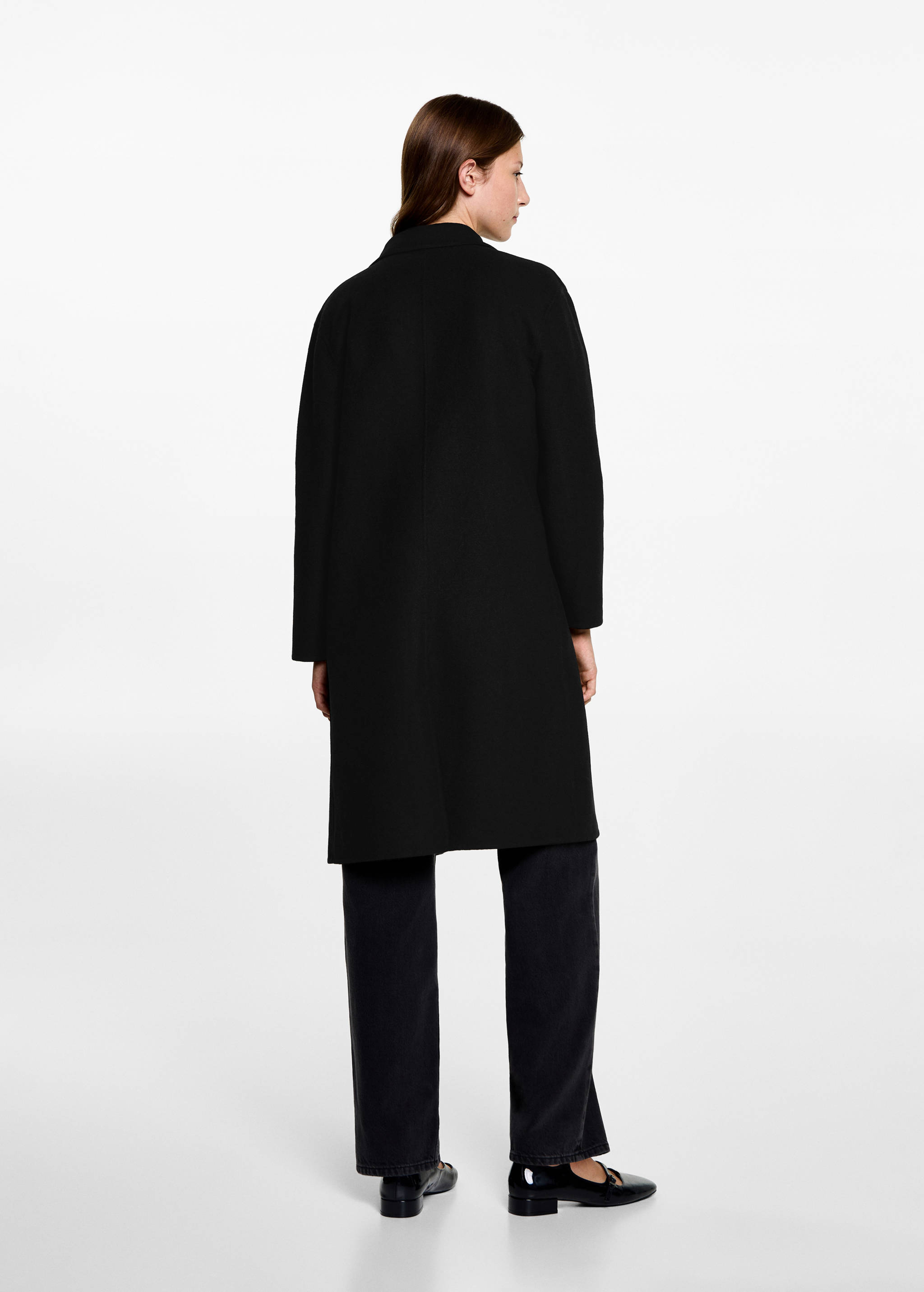 Long cloth coat - Reverse of the article